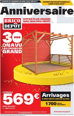 Catalogue Brico Dépôt 28.04.2023 - 11.05.2023