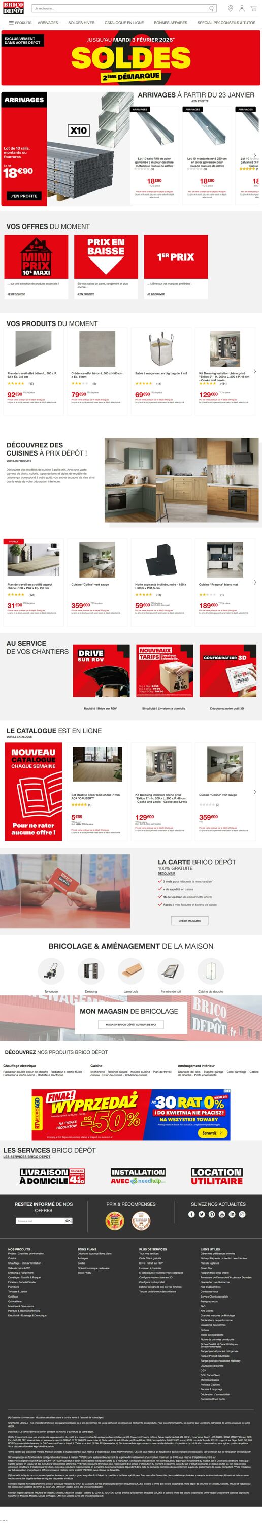 Catalogue Brico Dépôt 28.01.2026 - 08.02.2026