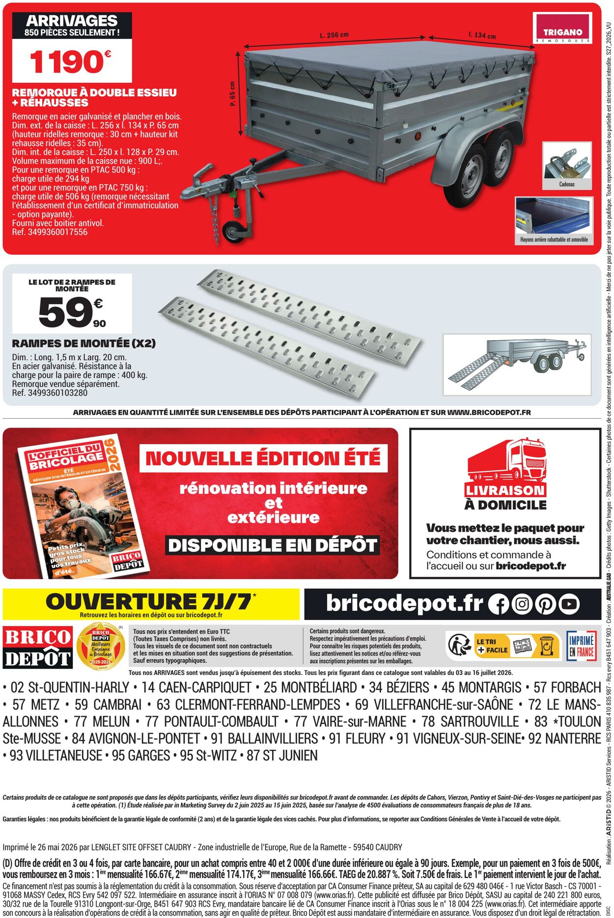 Catalogue Brico Dépôt 03.07.2026 - 16.07.2026