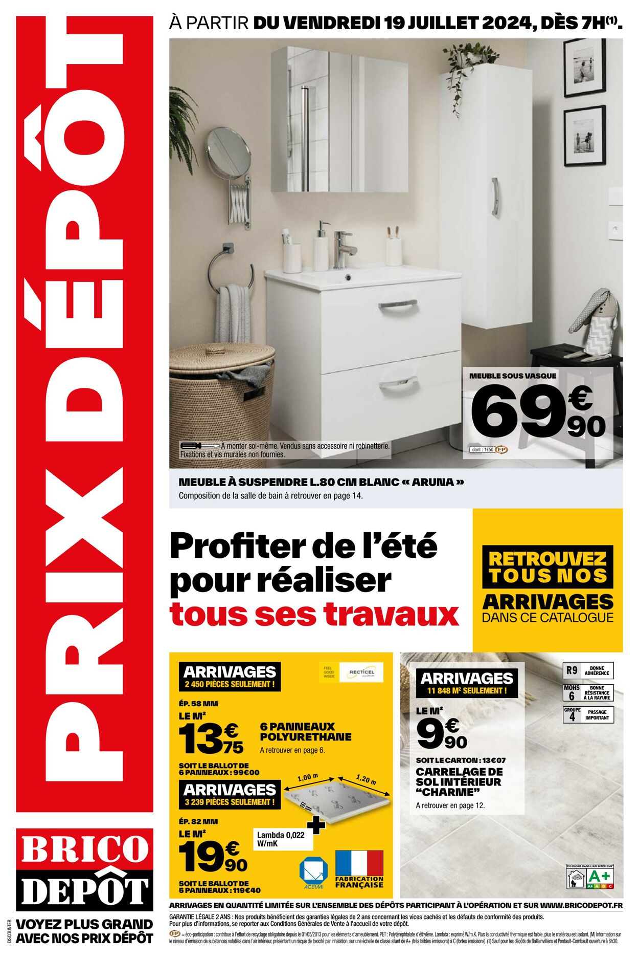 Catalogue Brico Dépôt - fr 23 juil. 2024 - 9 août 2024