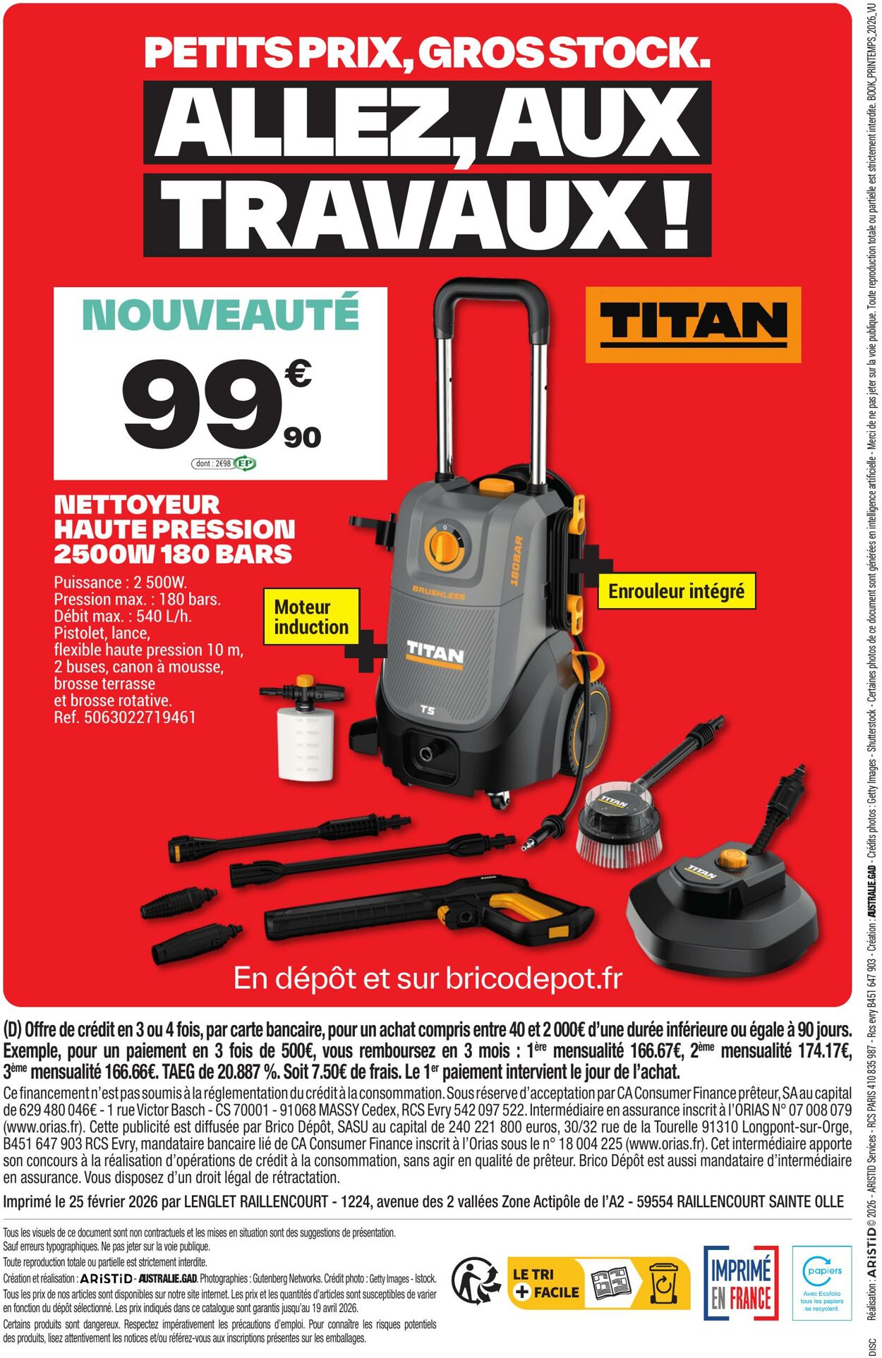 Catalogue Brico Dépôt 25.03.2026 - 12.06.2026