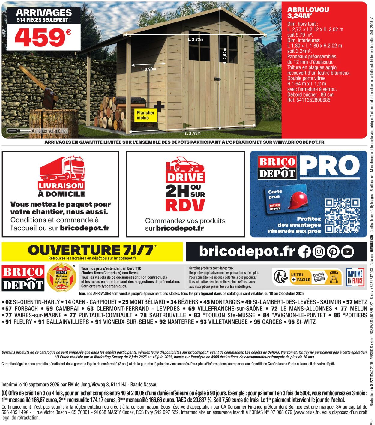 Catalogue Brico Dépôt 09.10.2025 - 23.10.2025