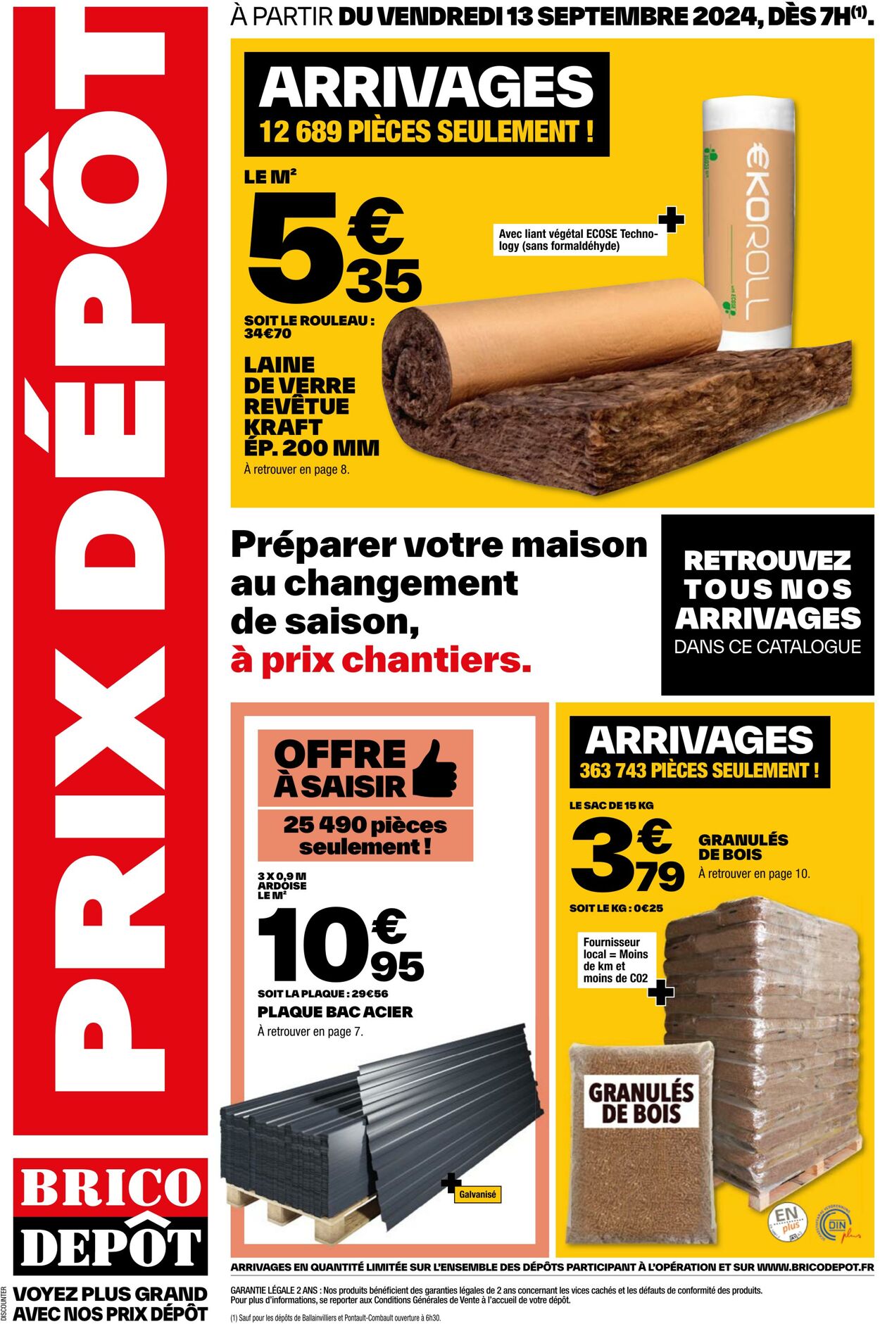 Catalogue Brico Dépôt - PRIX DÉPÔT 12 sept. 2024 - 26 sept. 2024