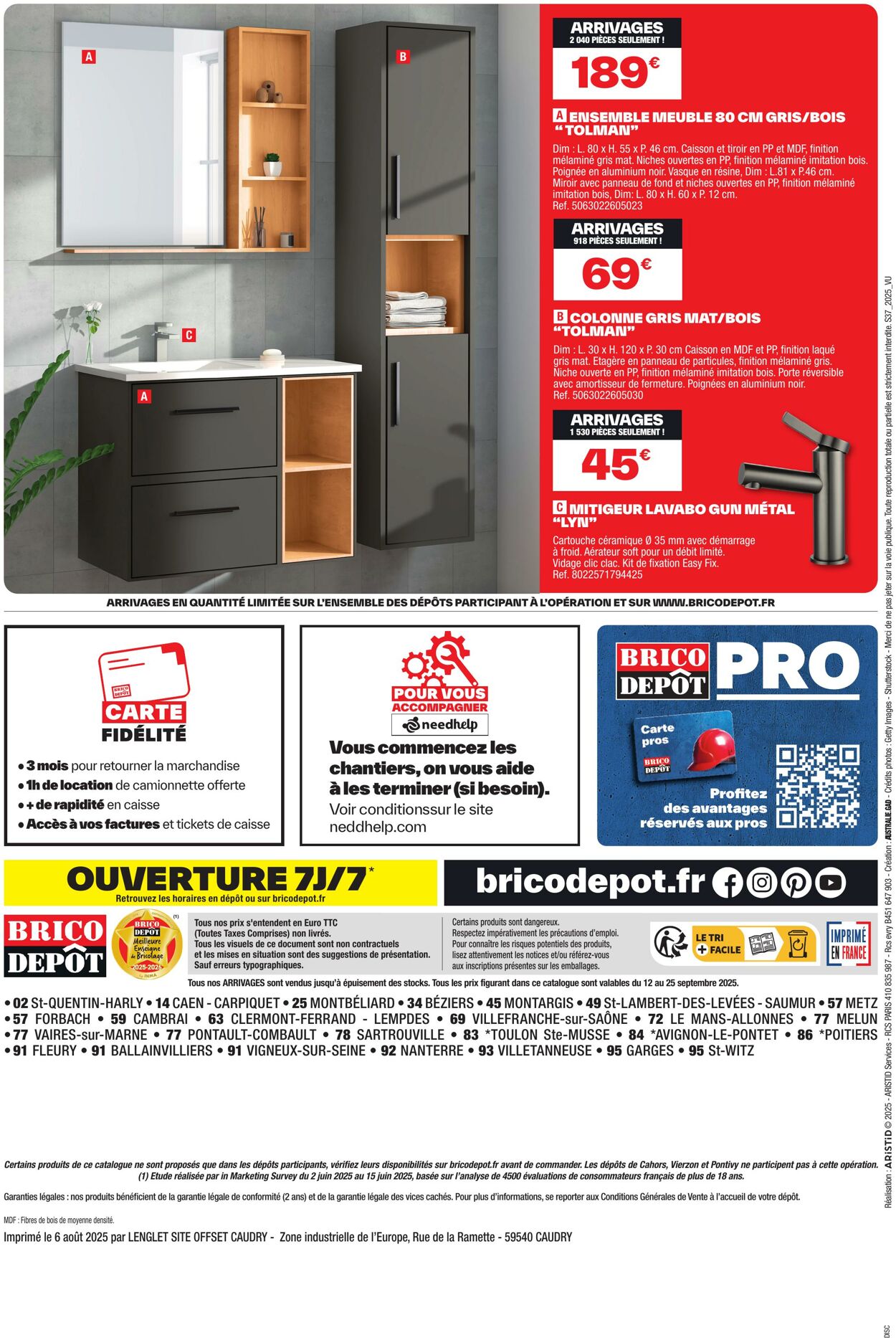 Catalogue Brico Dépôt 11.09.2025 - 25.09.2025