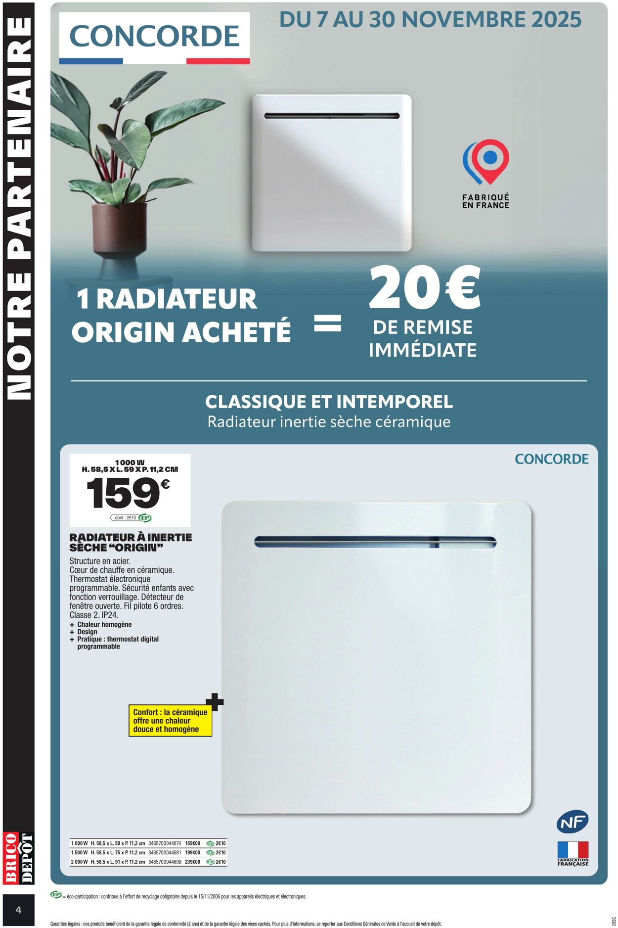 Catalogue Brico Dépôt 06.11.2025 - 20.11.2025