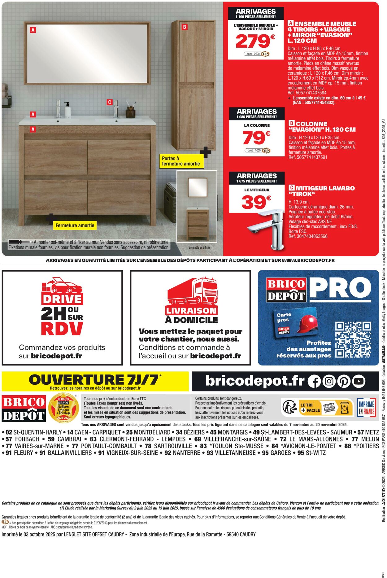 Catalogue Brico Dépôt 06.11.2025 - 20.11.2025