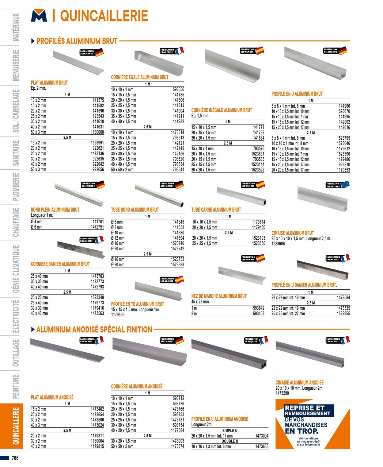 Catalogue Bricoman 01.04.2023 - 31.03.2024