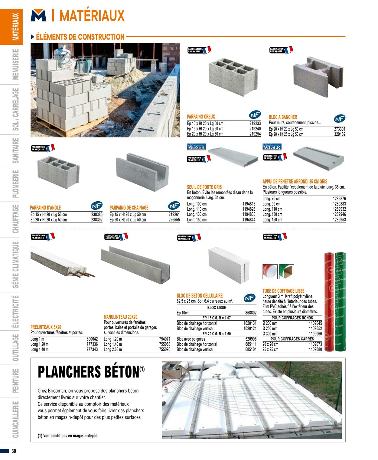 Catalogue Bricoman 01.04.2023 - 31.03.2024