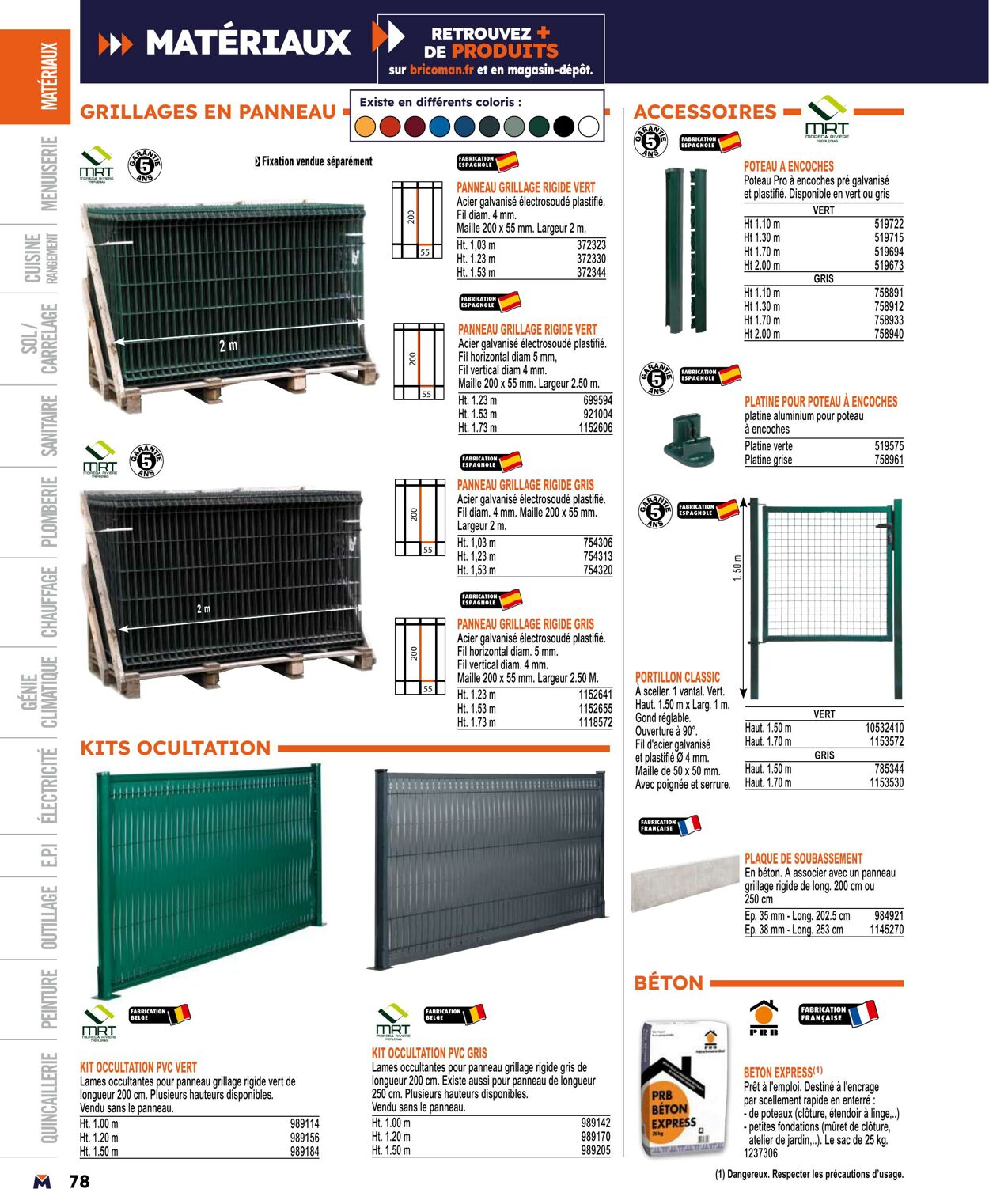 Catalogue Bricoman 01.04.2024 - 31.12.2024