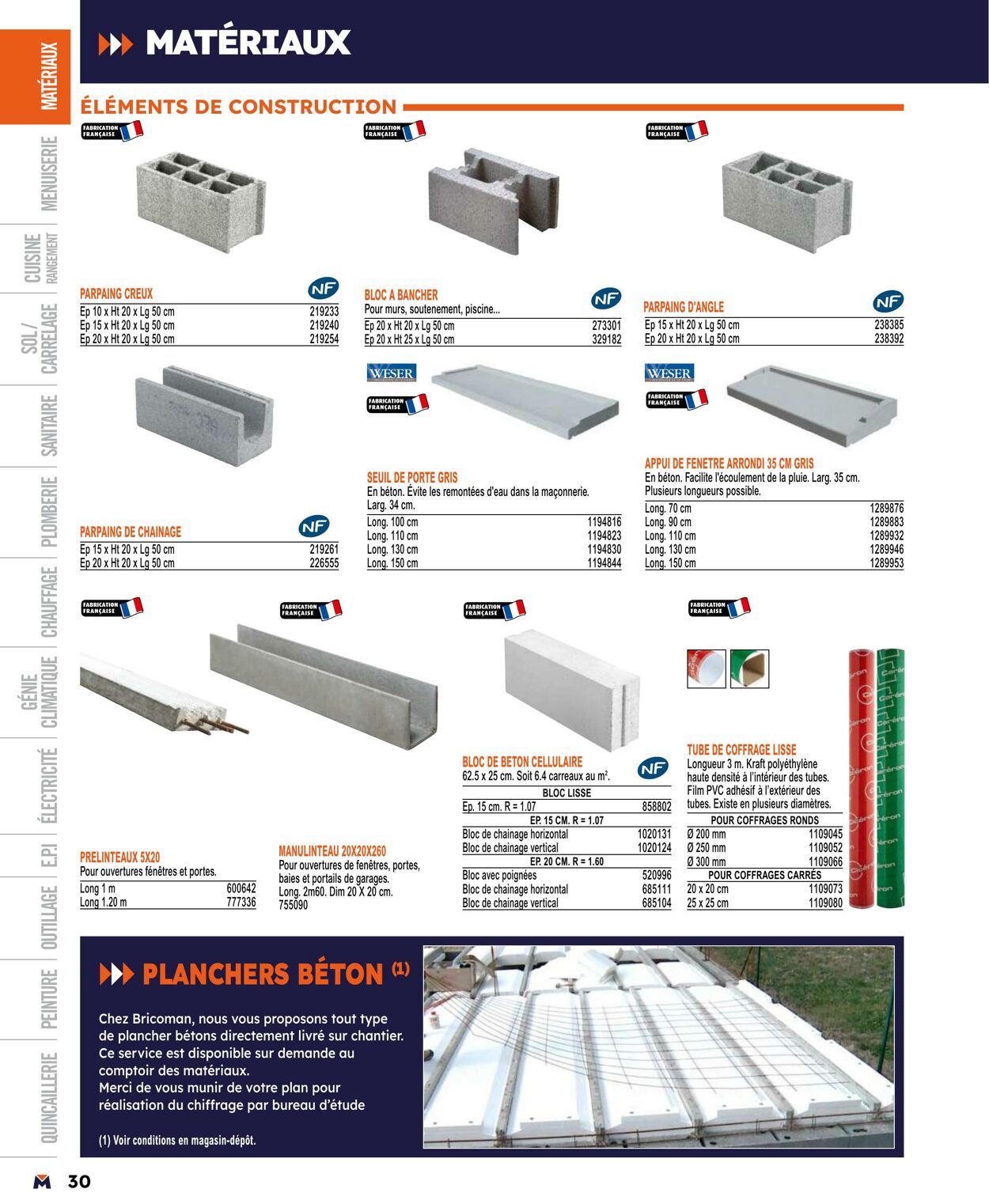 Catalogue Bricoman 01.04.2024 - 31.12.2024