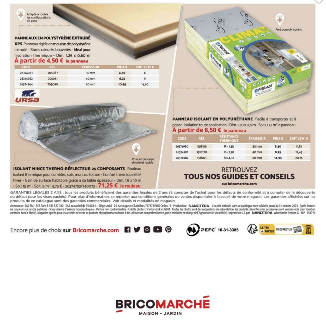 Catalogue Bricomarché 23.08.2023 - 31.12.2023