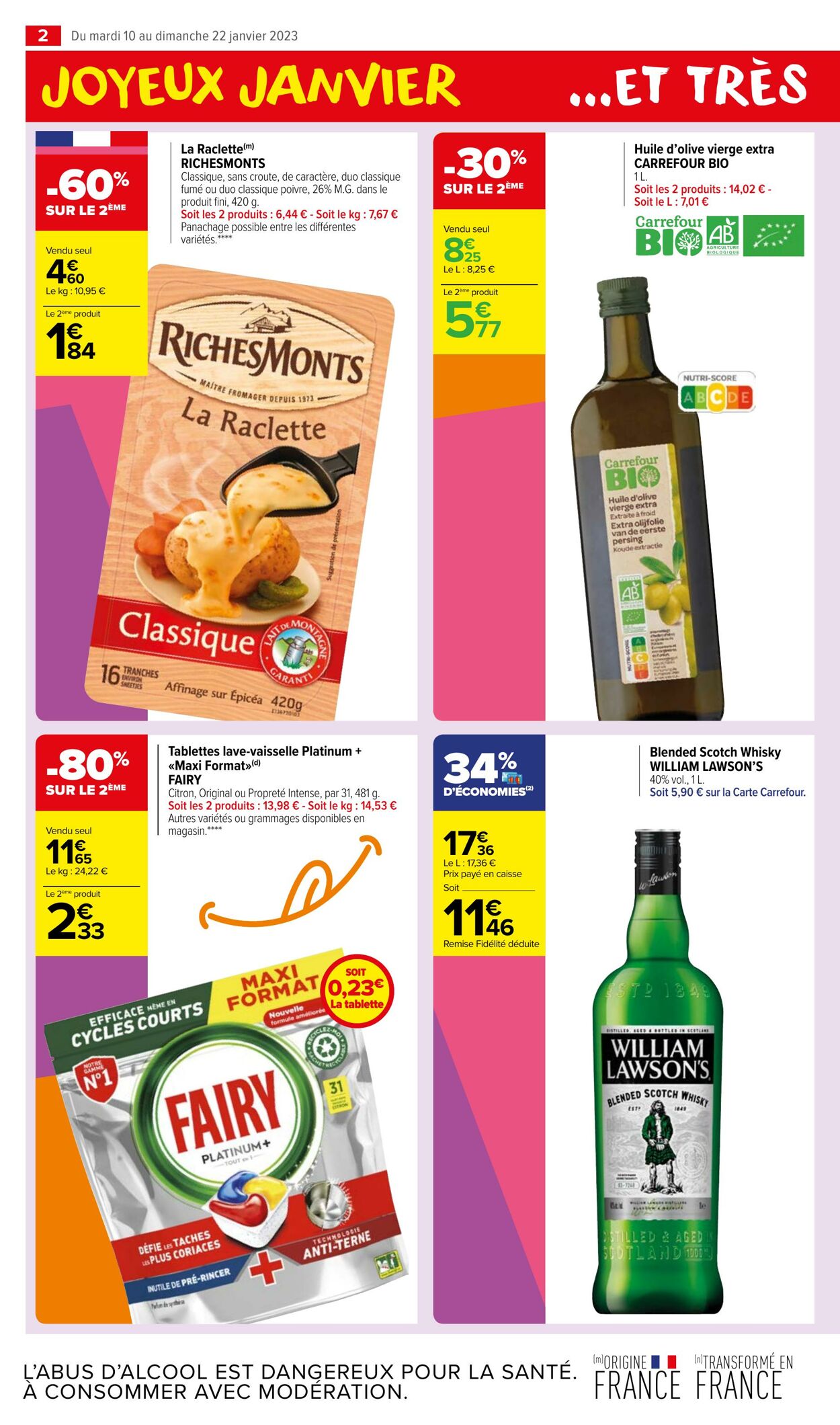 Catalogue Carrefour 10.01.2023 - 22.01.2023