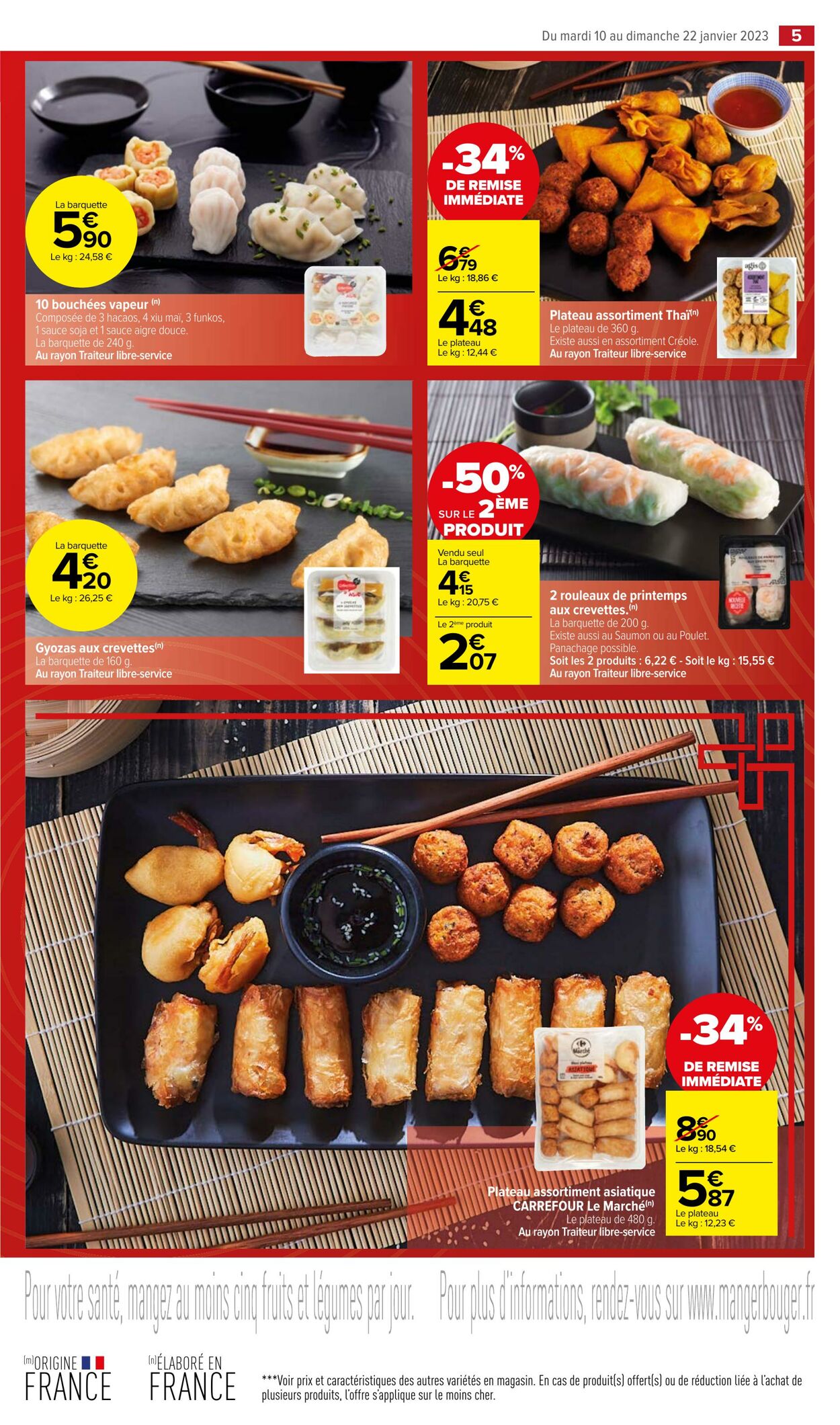 Catalogue Carrefour 10.01.2023 - 22.01.2023