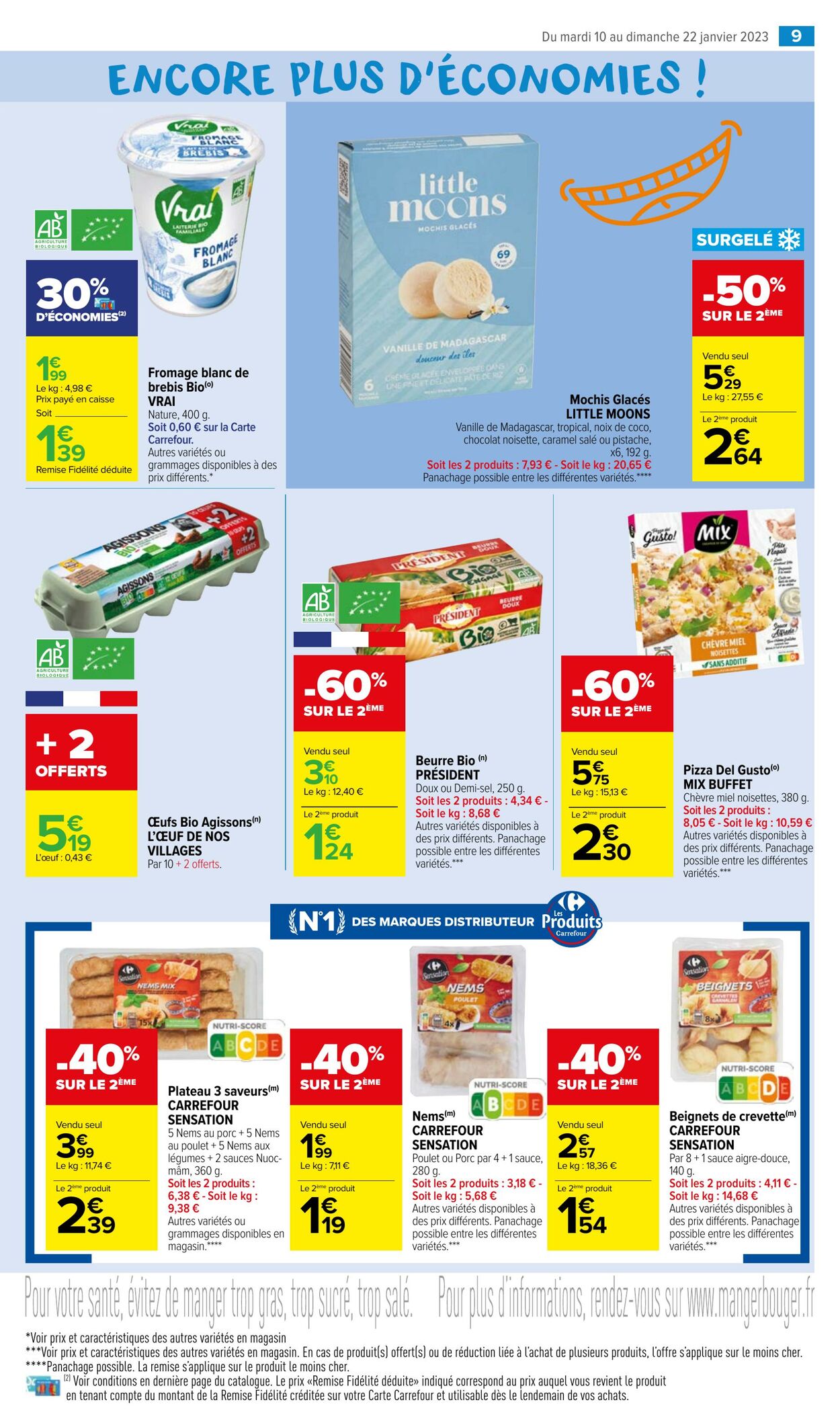 Catalogue Carrefour 10.01.2023 - 22.01.2023