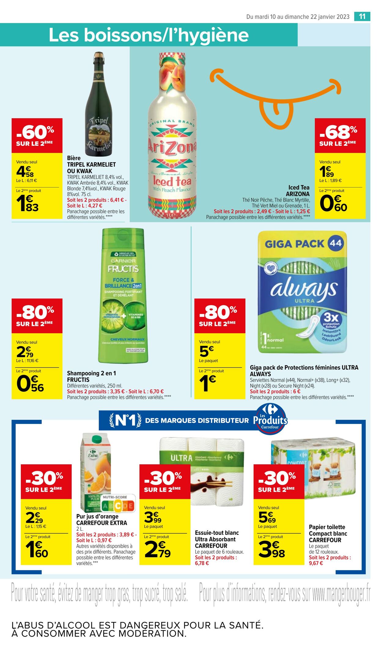 Catalogue Carrefour 10.01.2023 - 22.01.2023