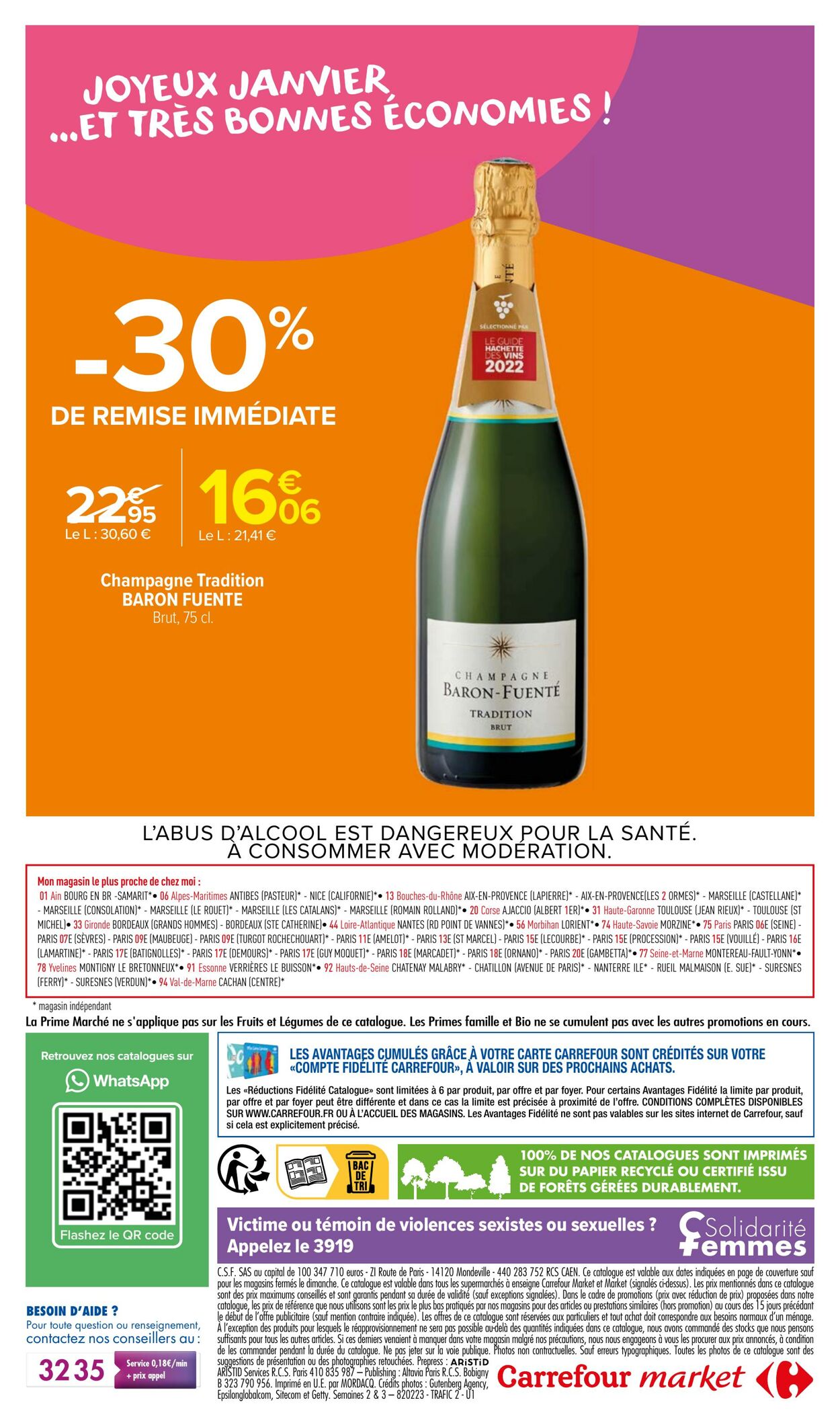 Catalogue Carrefour 10.01.2023 - 22.01.2023