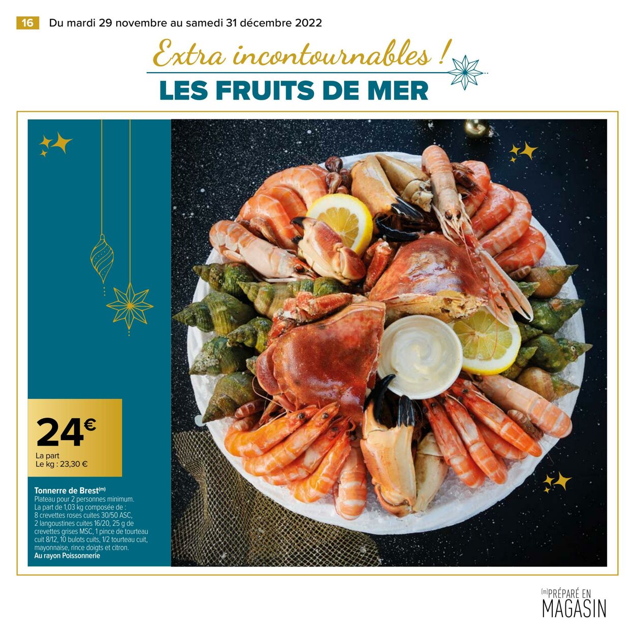 Catalogue Carrefour Market 29.11.2022 - 31.12.2022