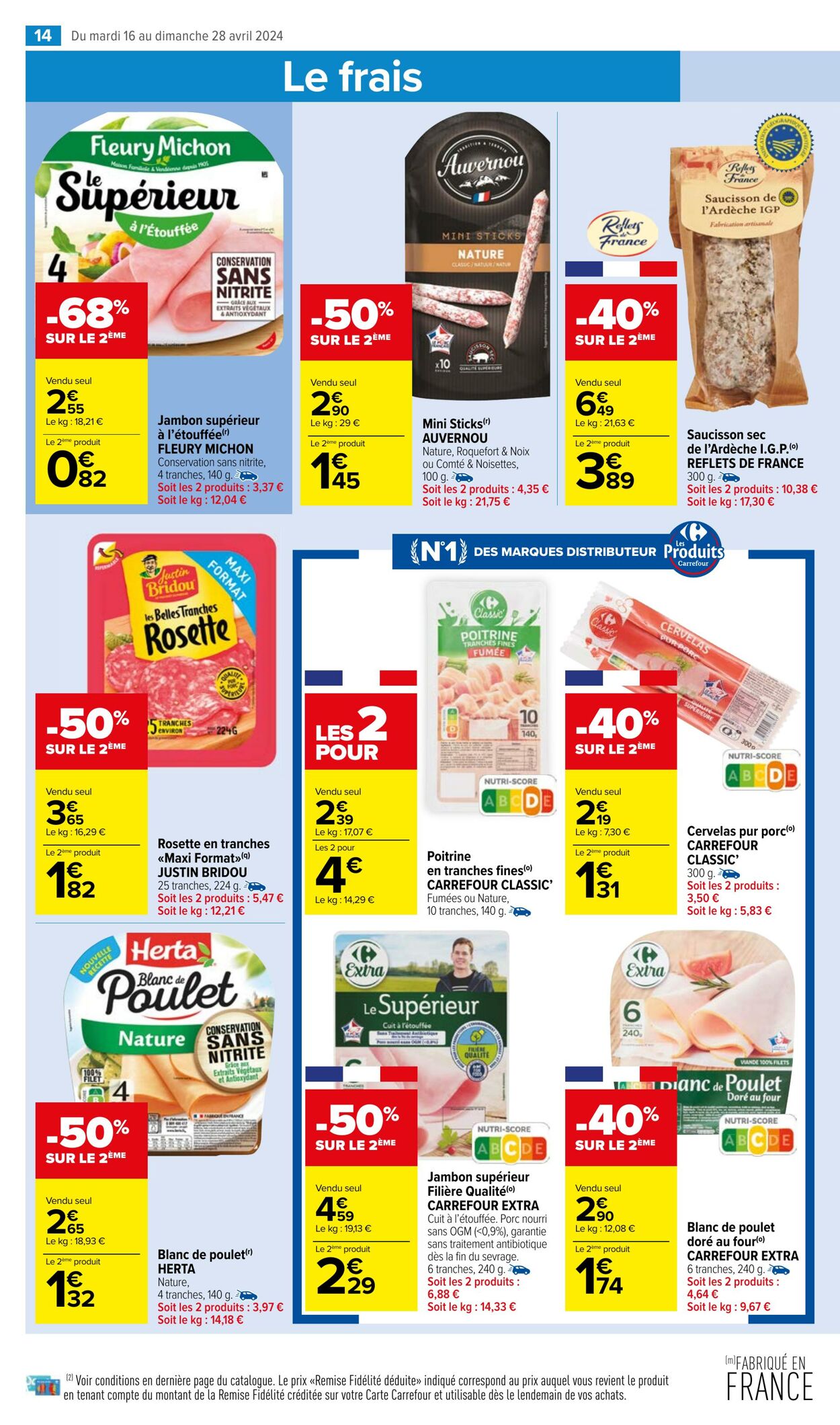 Catalogue Carrefour Market 16.04.2024 - 28.04.2024