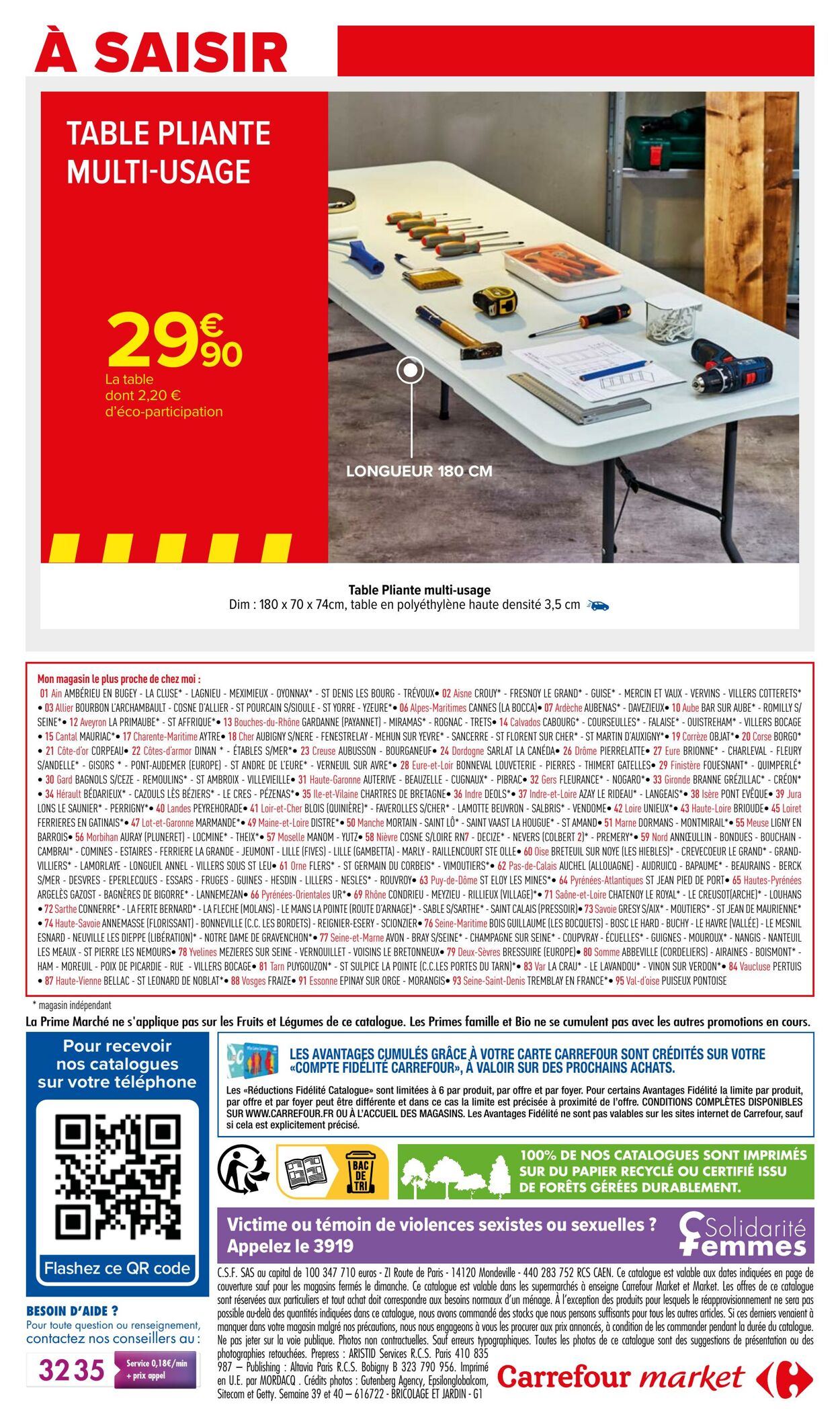 Catalogue Carrefour Market 27.09.2022 - 09.10.2022