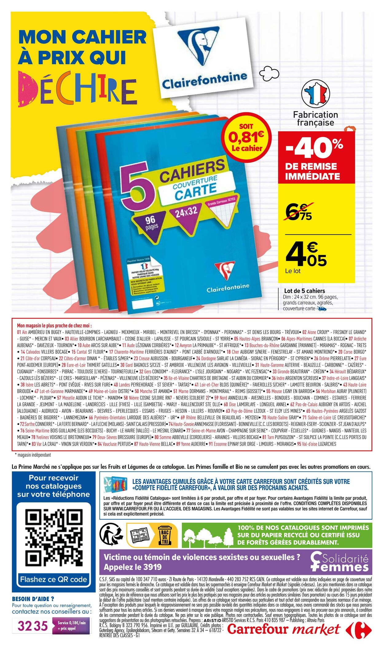 Catalogue Carrefour Market 09.08.2022 - 28.08.2022
