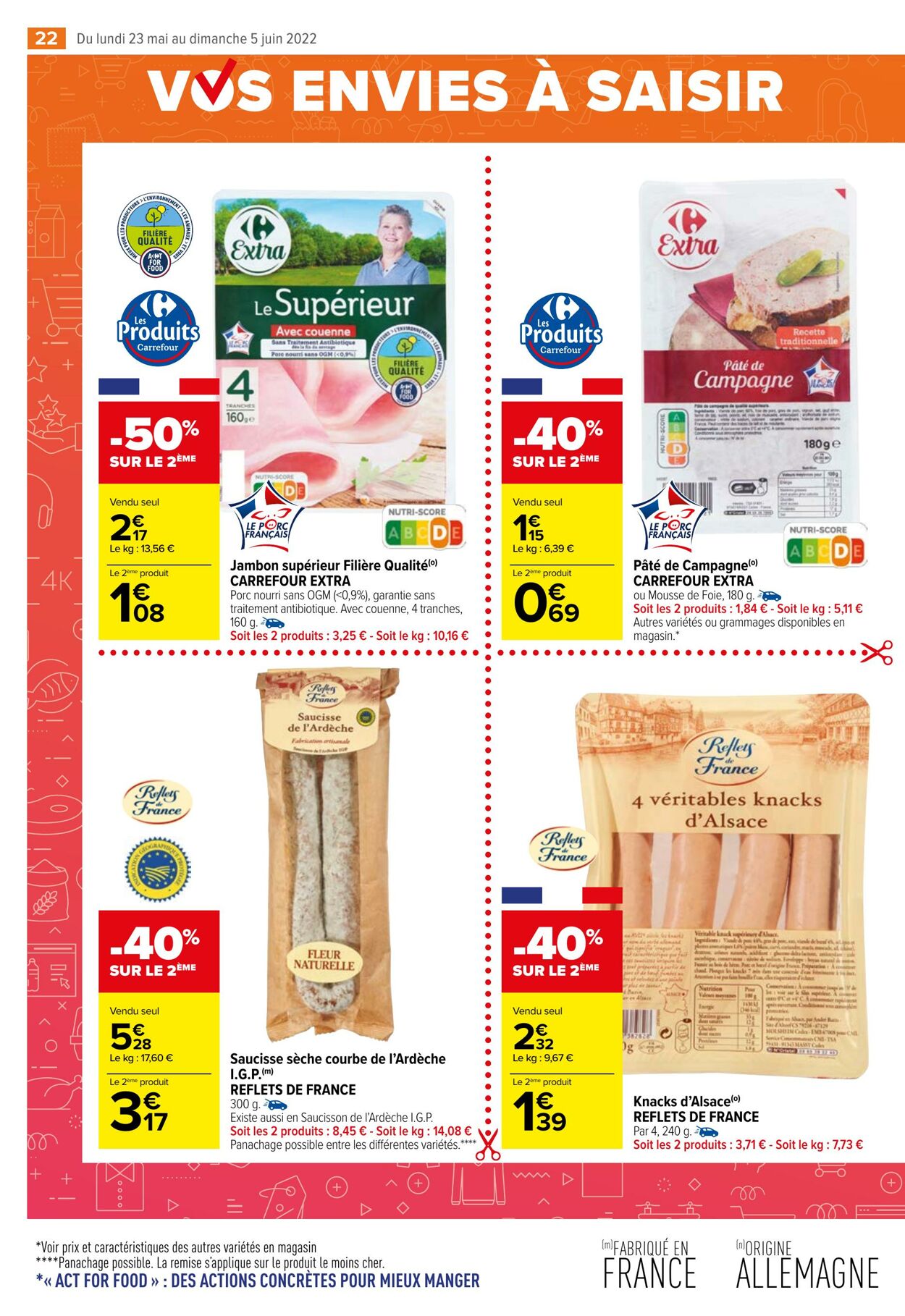 Catalogue Carrefour Market 23.05.2022 - 05.06.2022