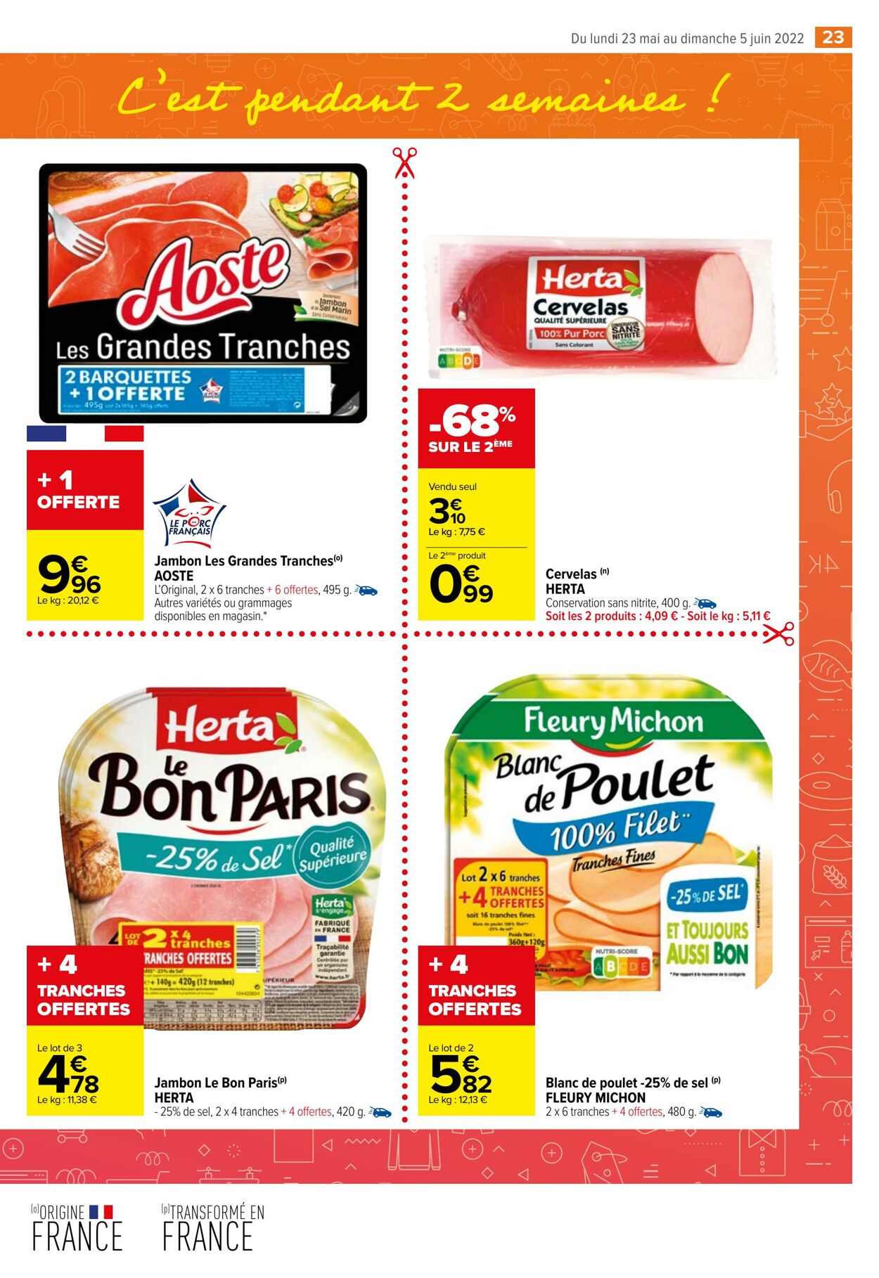 Catalogue Carrefour Market 23.05.2022 - 05.06.2022