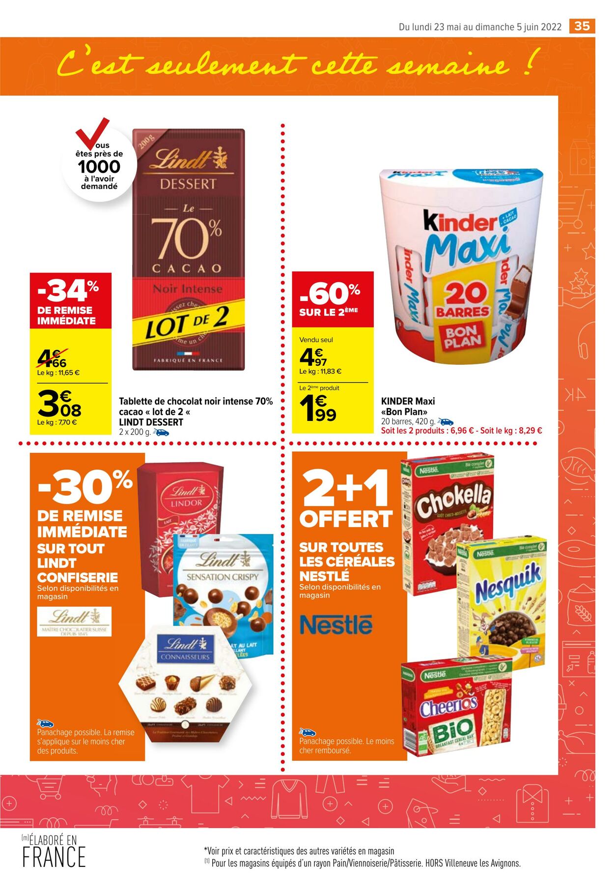 Catalogue Carrefour Market 23.05.2022 - 05.06.2022