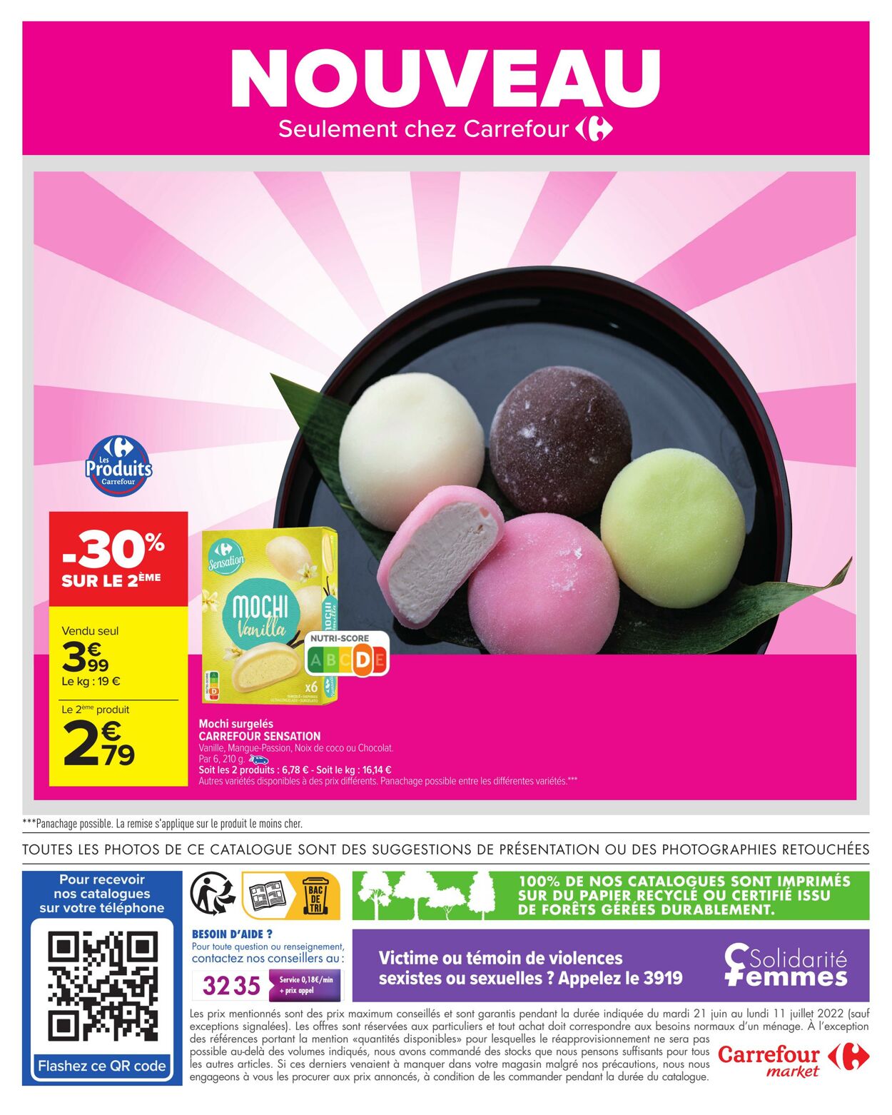 Catalogue Carrefour Market 21.06.2022 - 11.07.2022
