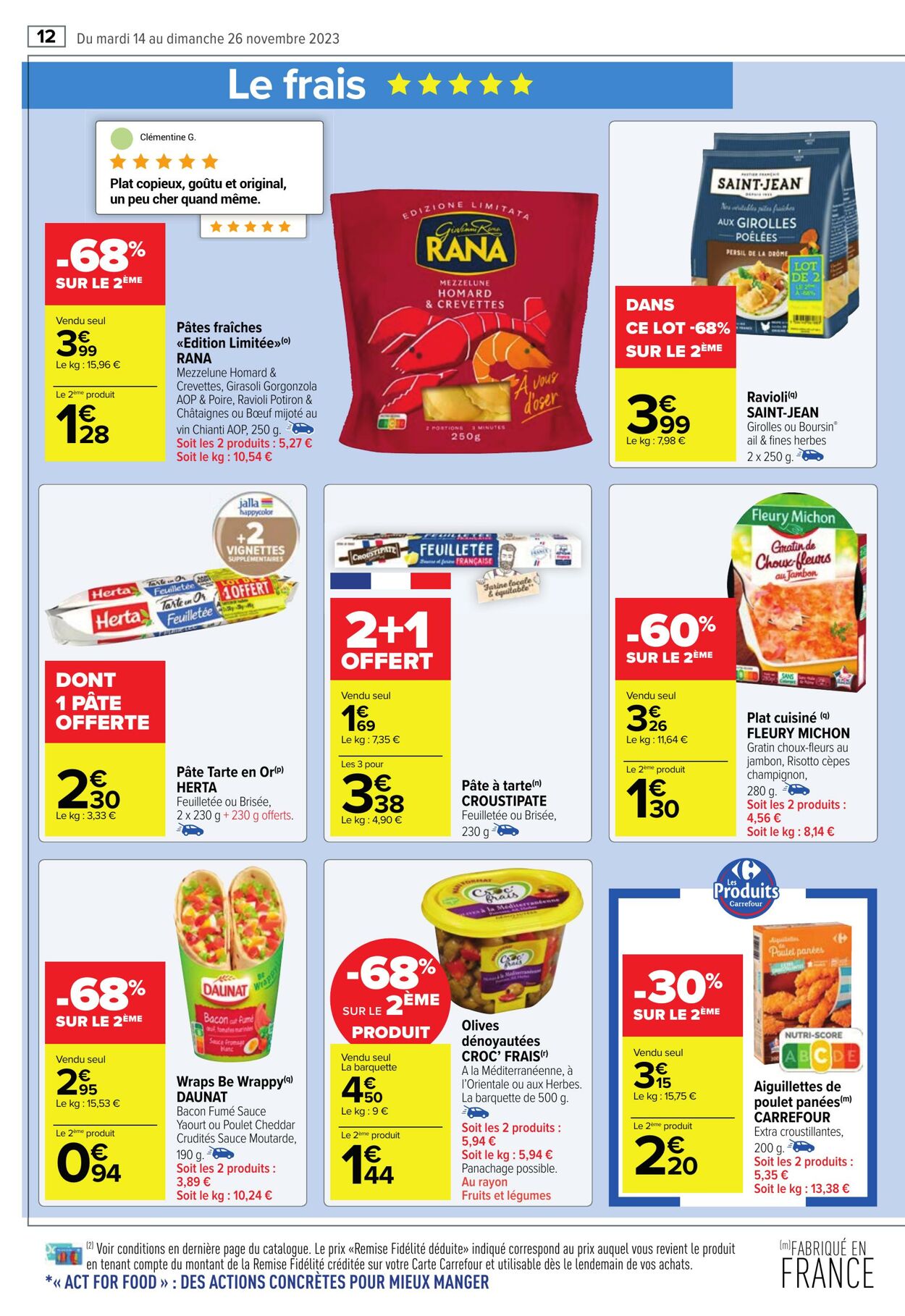 Catalogue Carrefour Market 14.11.2023 - 26.11.2023