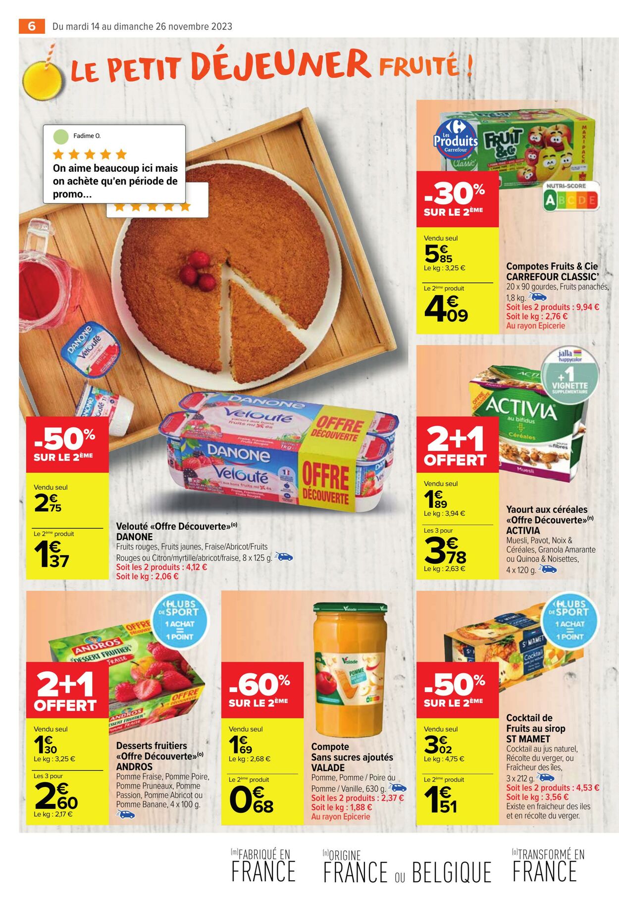 Catalogue Carrefour Market 14.11.2023 - 26.11.2023