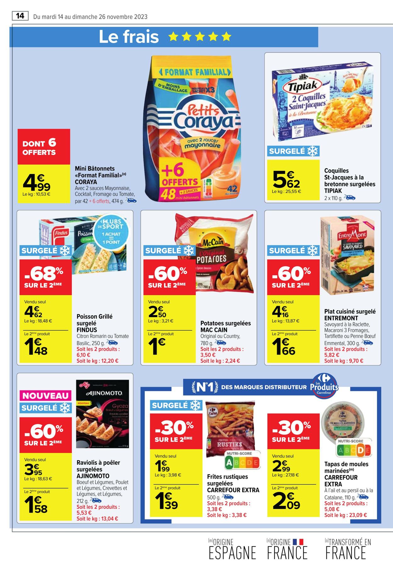 Catalogue Carrefour Market 14.11.2023 - 26.11.2023