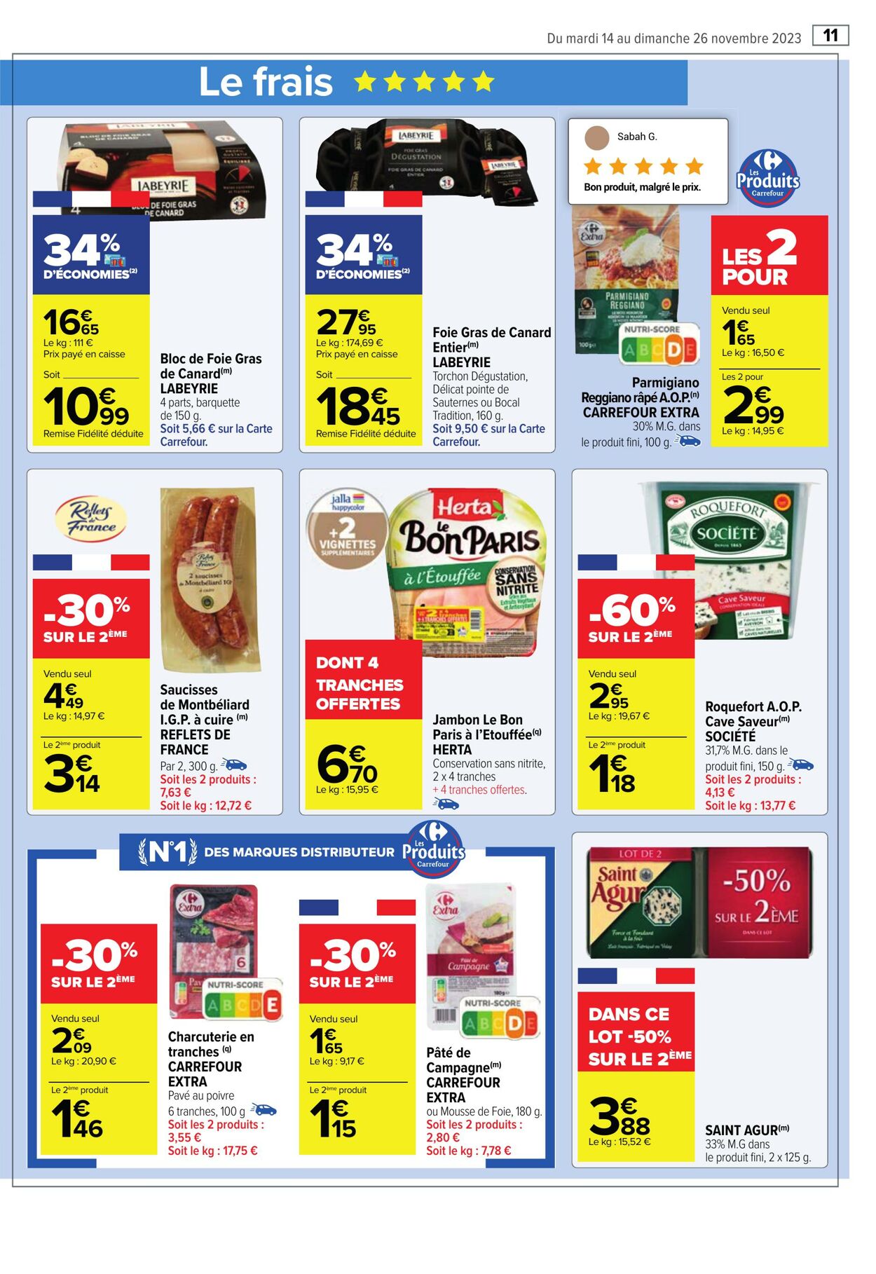 Catalogue Carrefour Market 14.11.2023 - 26.11.2023