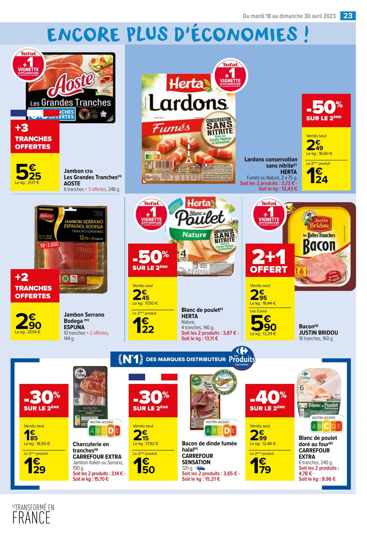 Catalogue Carrefour Market 18.04.2023 - 30.04.2023