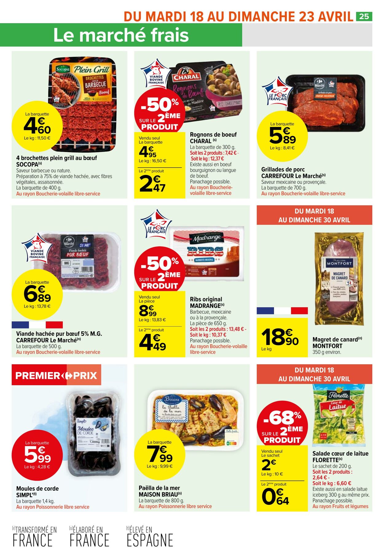 Catalogue Carrefour Market 18.04.2023 - 30.04.2023