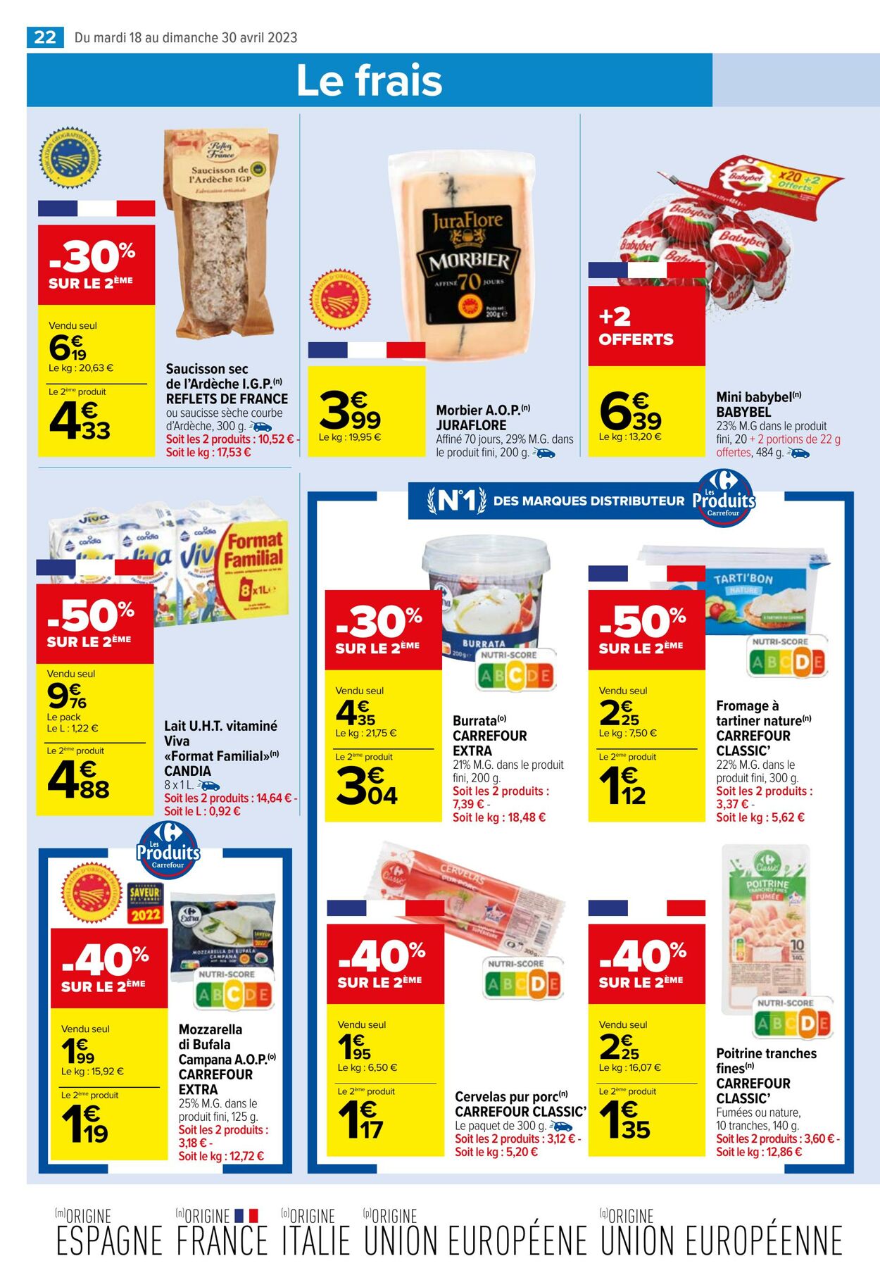 Catalogue Carrefour Market 18.04.2023 - 30.04.2023