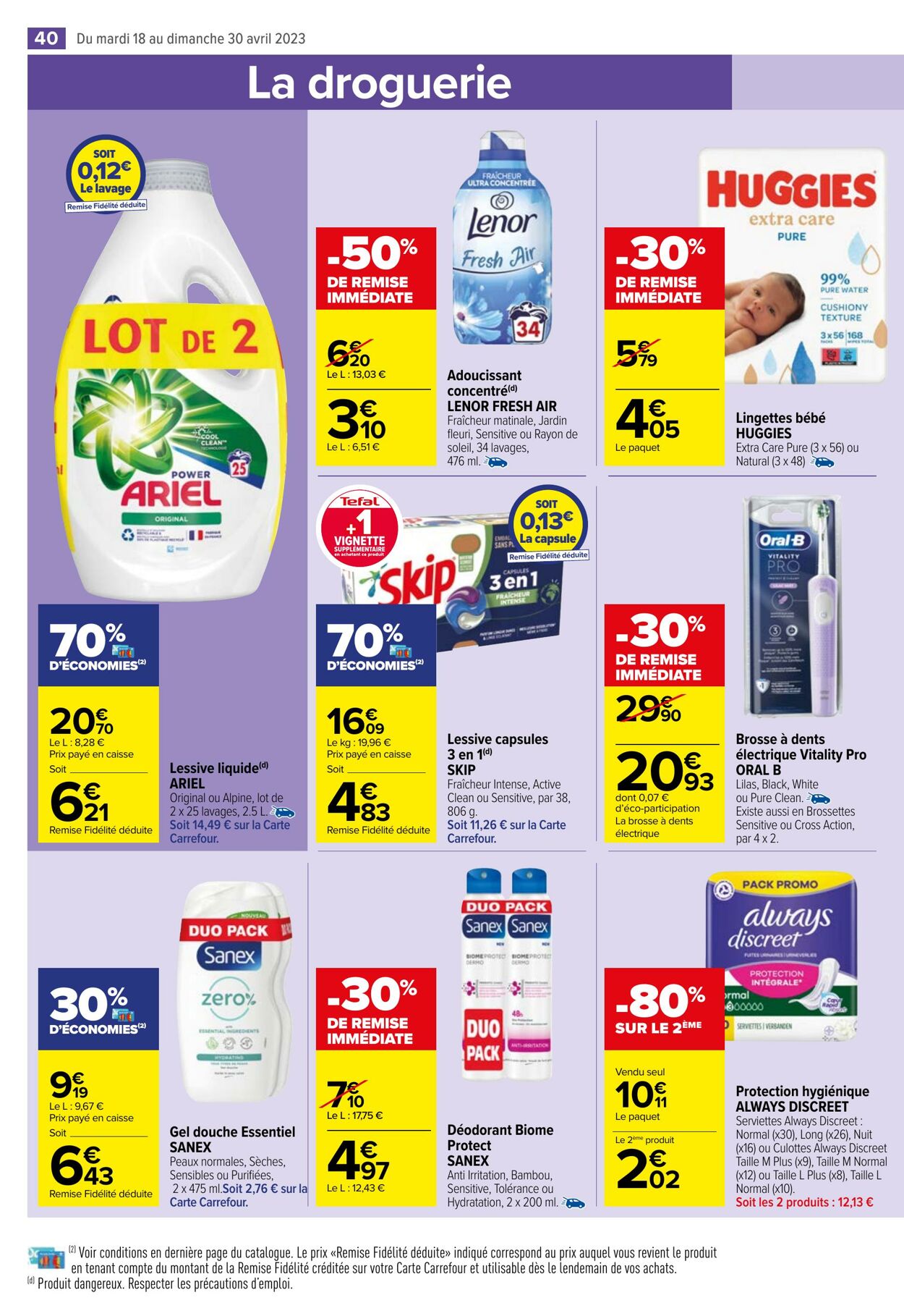 Catalogue Carrefour Market 18.04.2023 - 30.04.2023