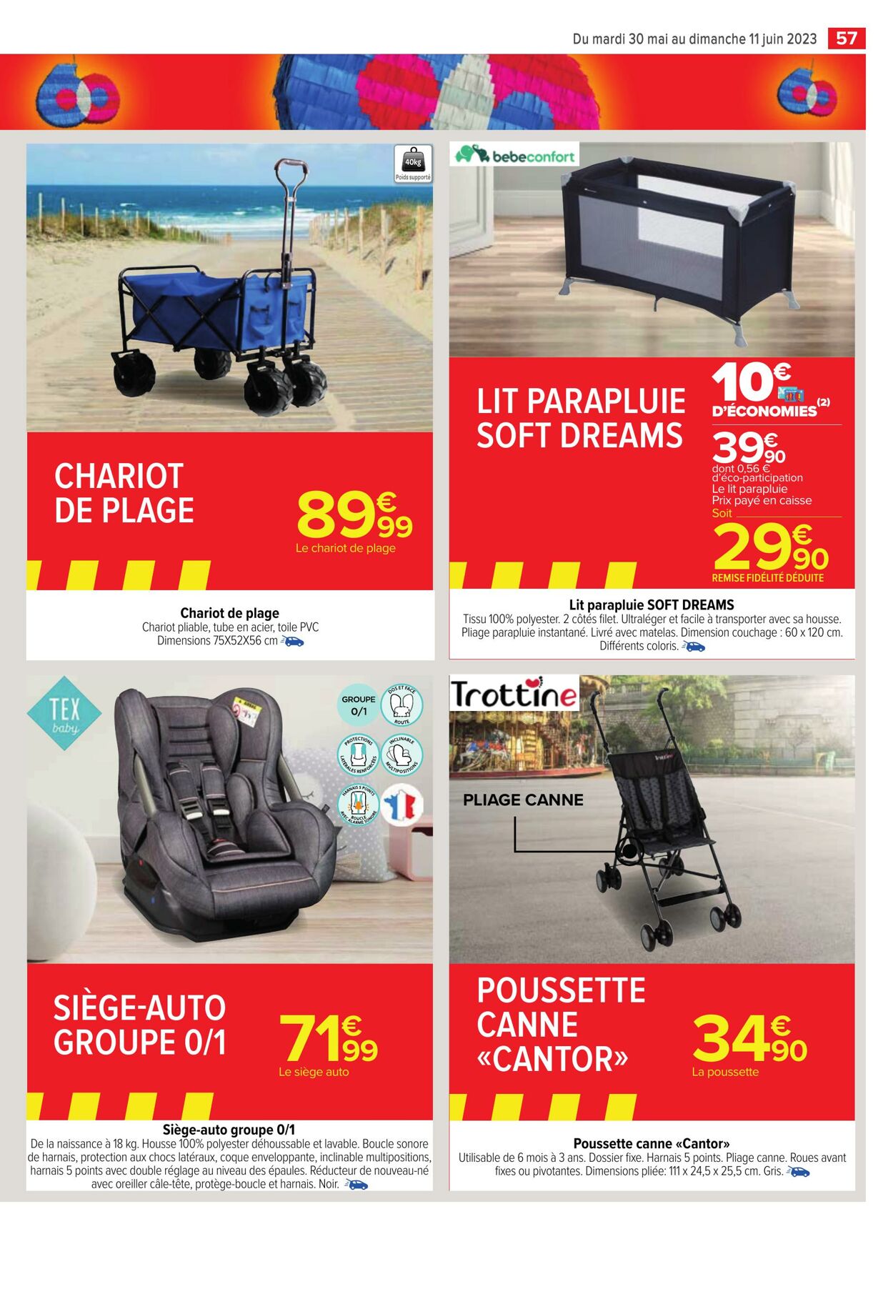 Catalogue Carrefour Market 30.05.2023 - 11.06.2023