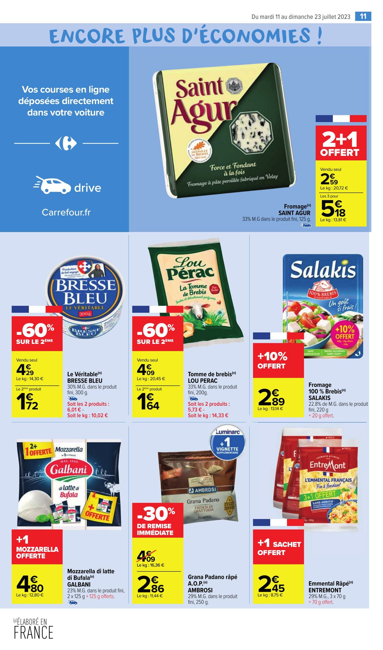 Catalogue Carrefour Market 11.07.2023 - 23.07.2023