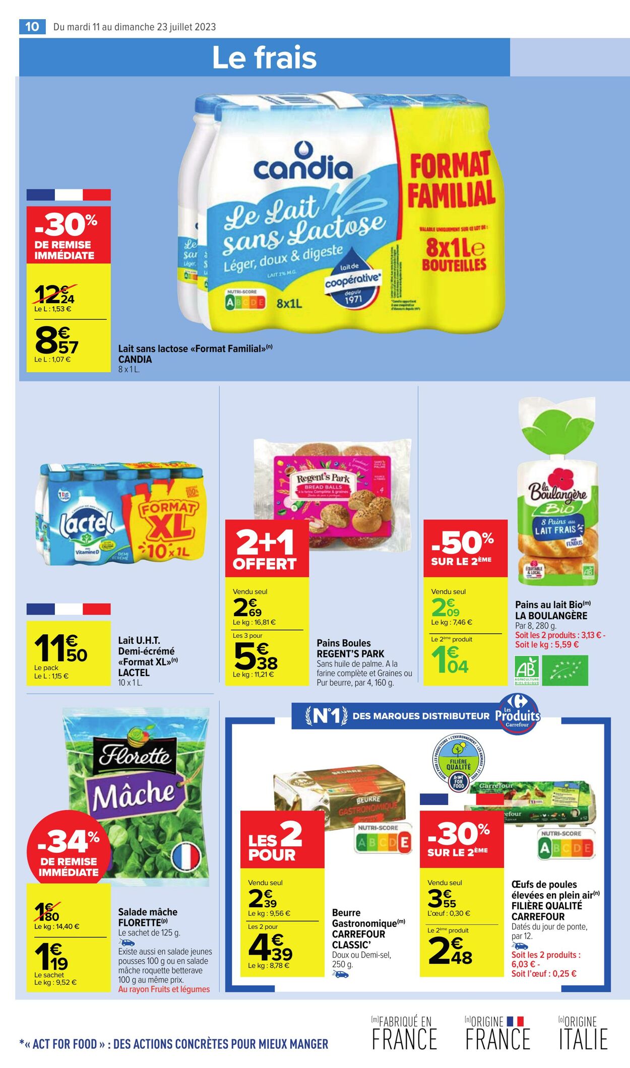 Catalogue Carrefour Market 11.07.2023 - 23.07.2023