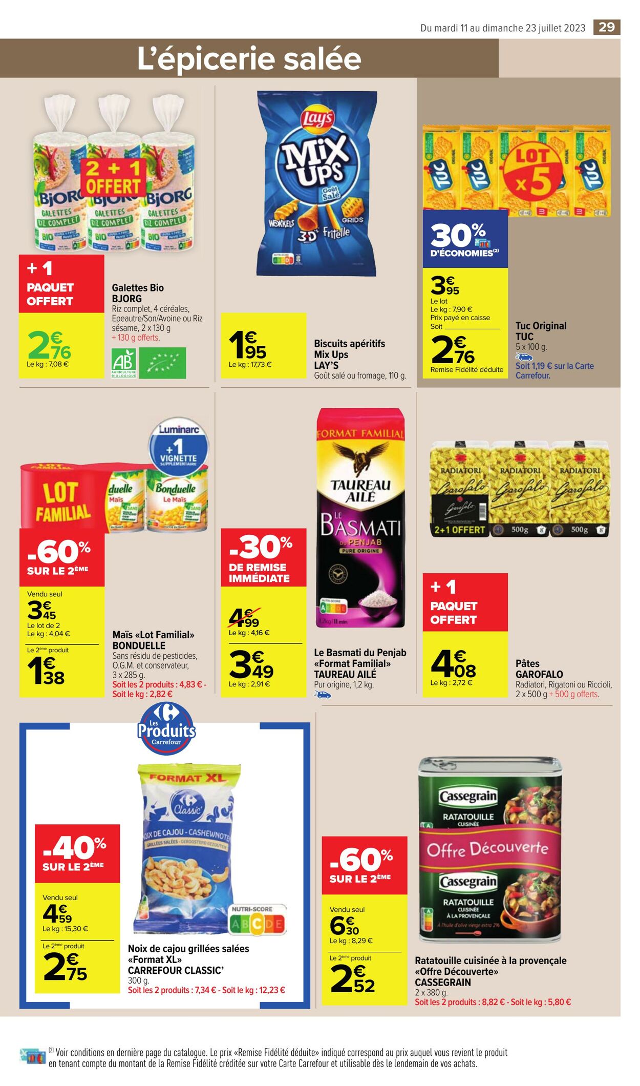 Catalogue Carrefour Market 11.07.2023 - 23.07.2023