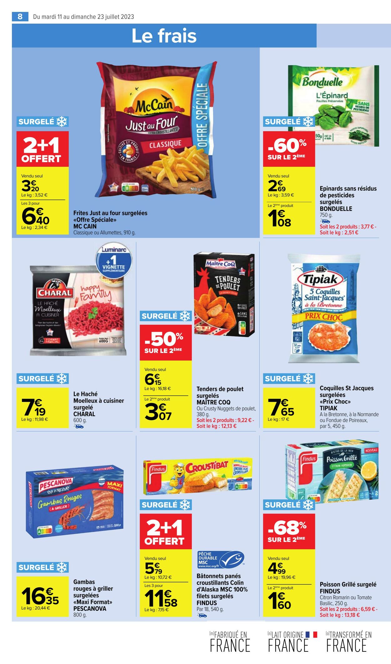 Catalogue Carrefour Market 11.07.2023 - 23.07.2023