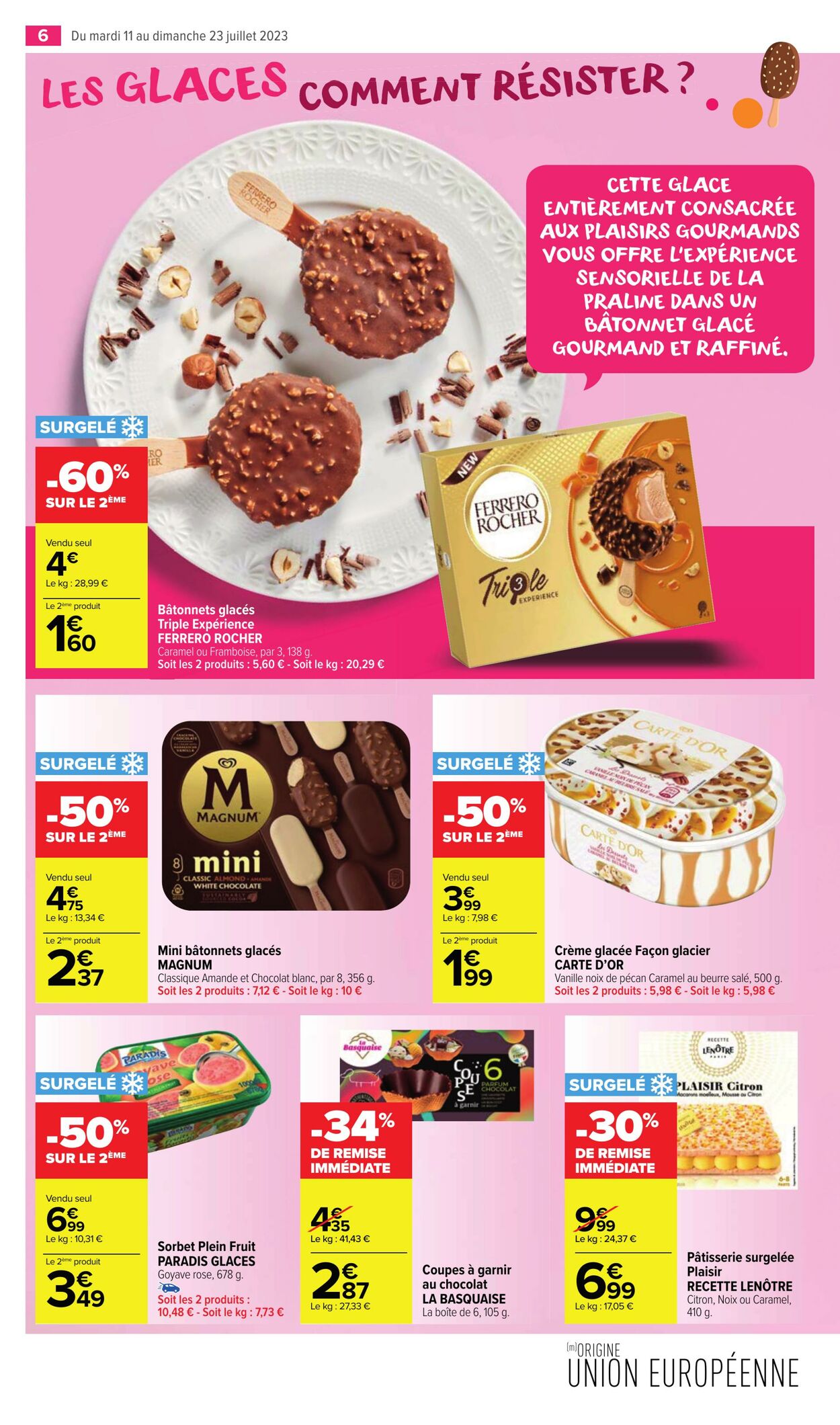 Catalogue Carrefour Market 11.07.2023 - 23.07.2023