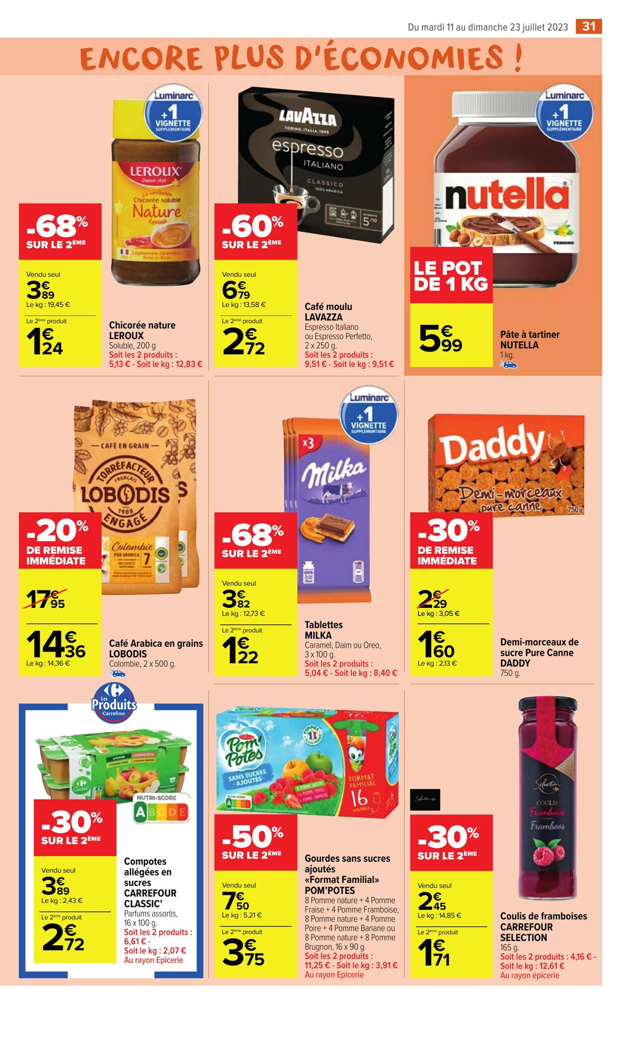 Catalogue Carrefour Market 11.07.2023 - 23.07.2023