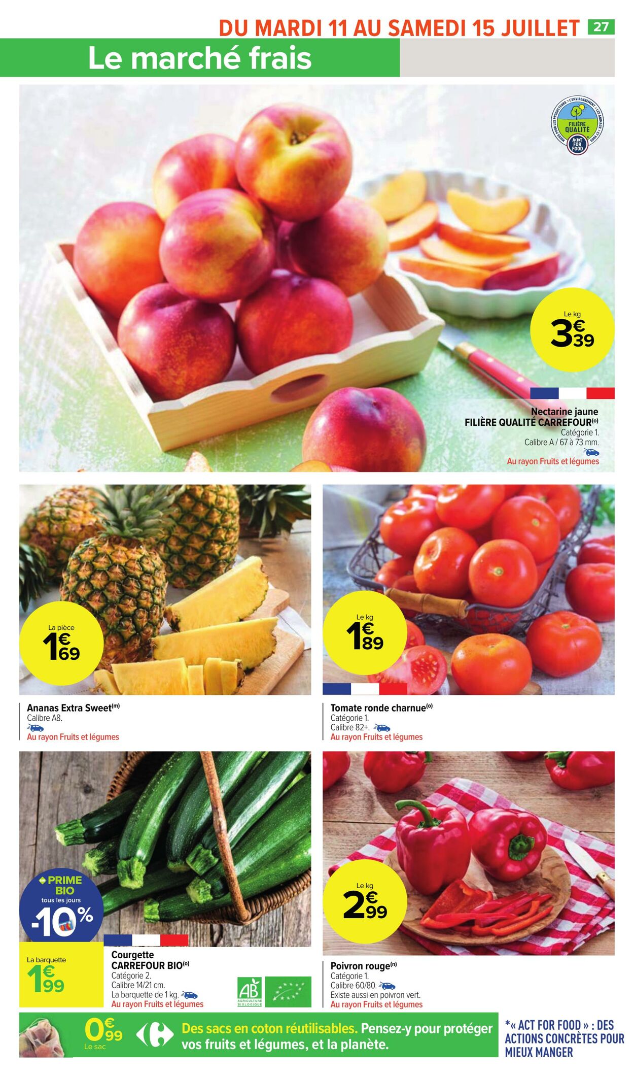 Catalogue Carrefour Market 11.07.2023 - 23.07.2023