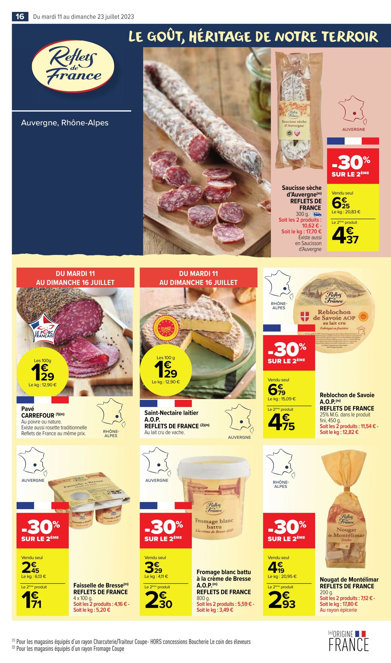 Catalogue Carrefour Market 11.07.2023 - 23.07.2023