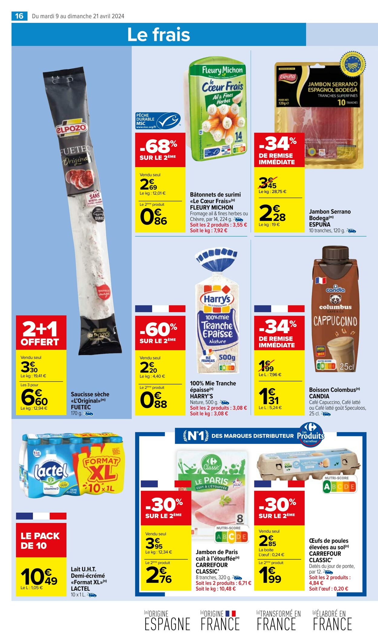 Catalogue Carrefour Market 09.04.2024 - 21.04.2024