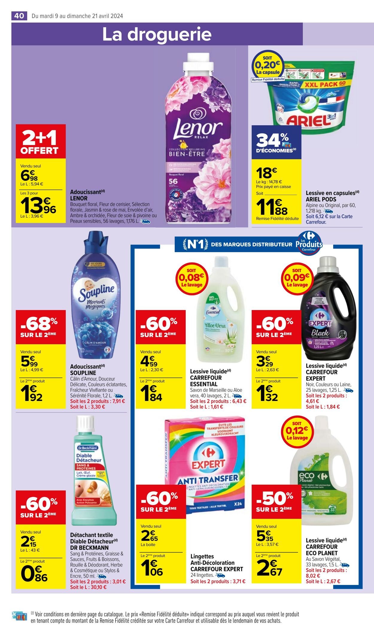 Catalogue Carrefour Market 09.04.2024 - 21.04.2024