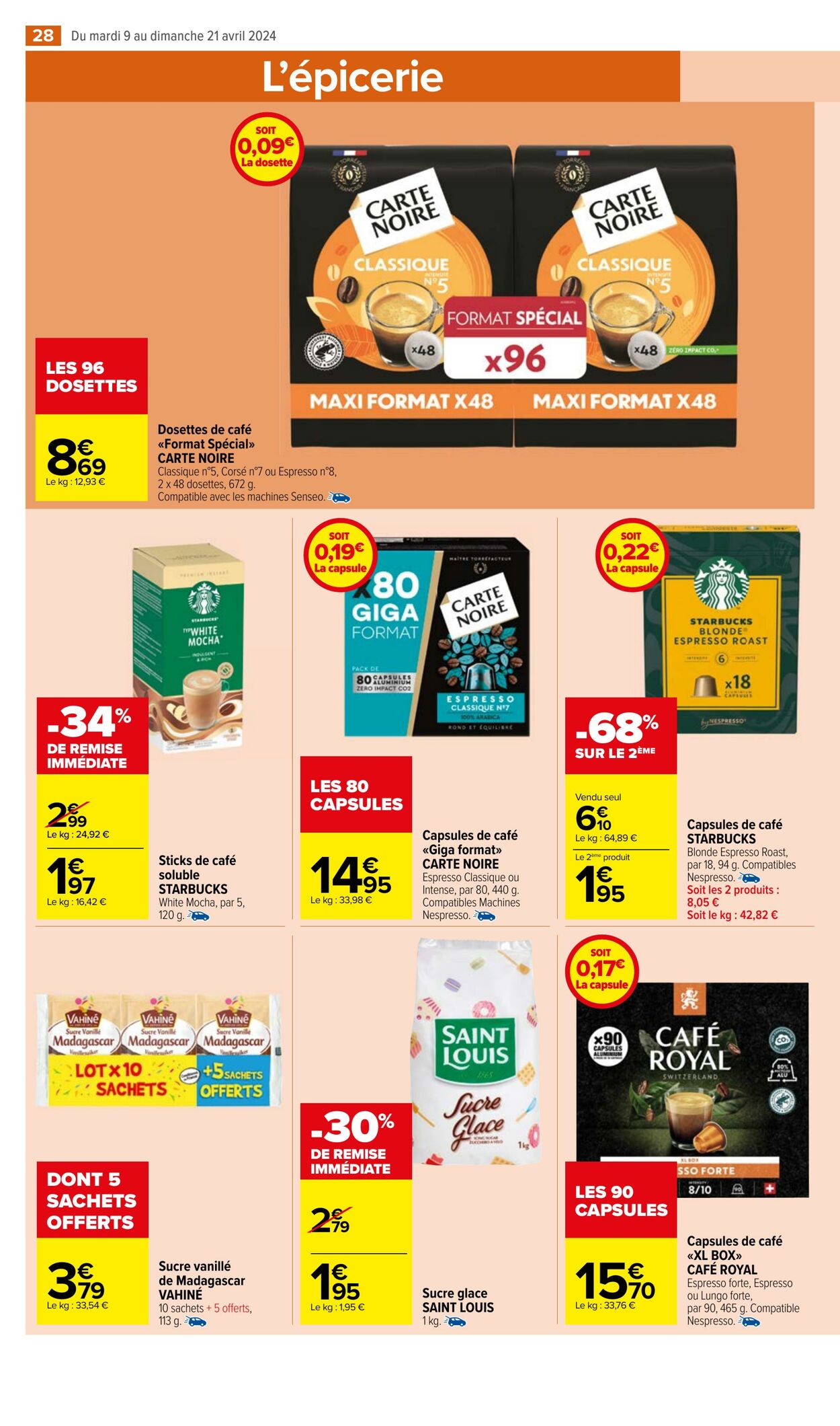 Catalogue Carrefour Market 09.04.2024 - 21.04.2024