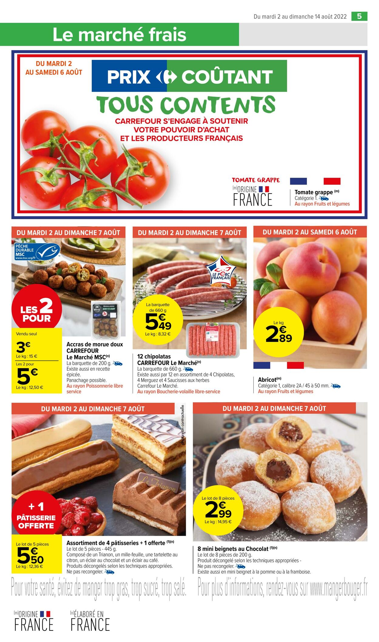 Catalogue Carrefour Market 02.08.2022 - 14.08.2022
