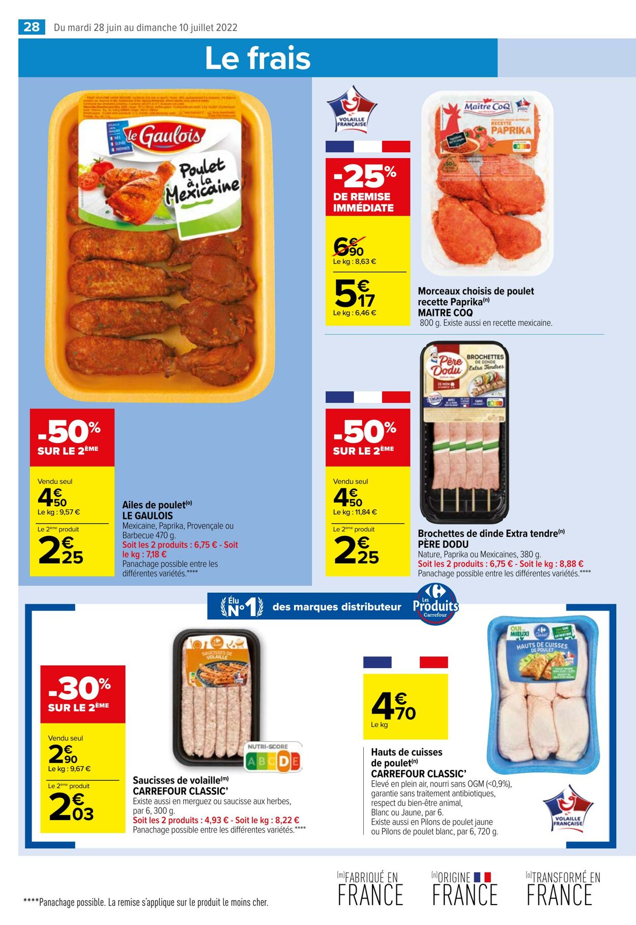 Catalogue Carrefour Market 28.06.2022 - 10.07.2022